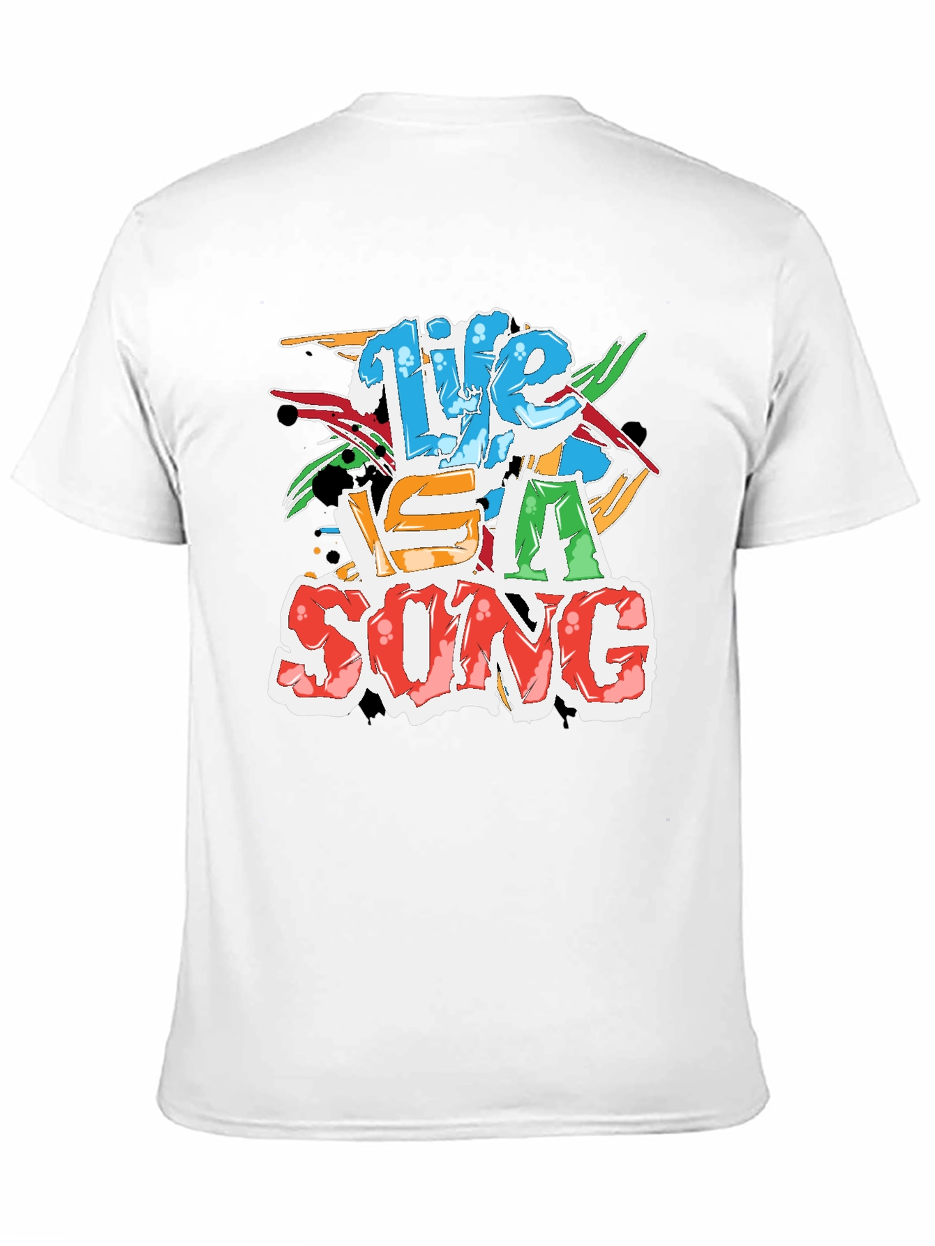 Life Is A Song Black T-Shirt