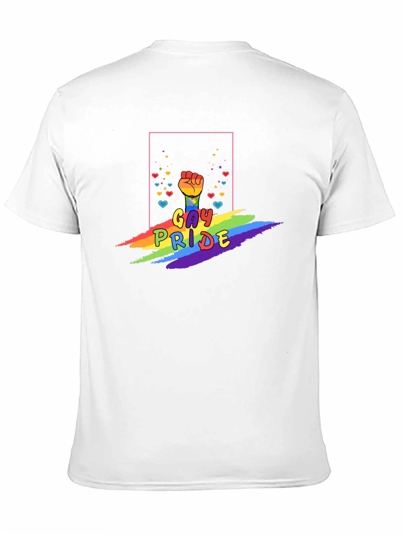 Gay Pride Fist Rainbow T-Shirt