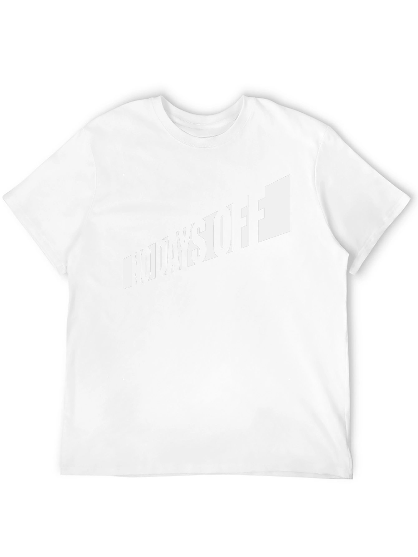 No Days Off Graphic Black T-Shirt