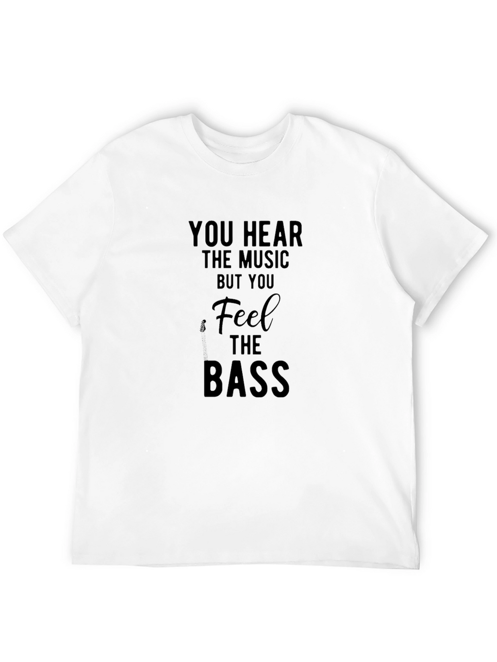 You Hear the Music Black Graphic Tee