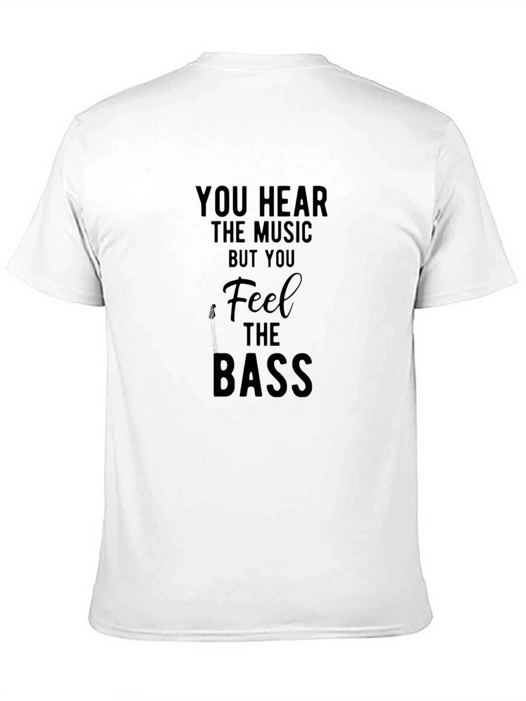 You Hear the Music Black Graphic Tee