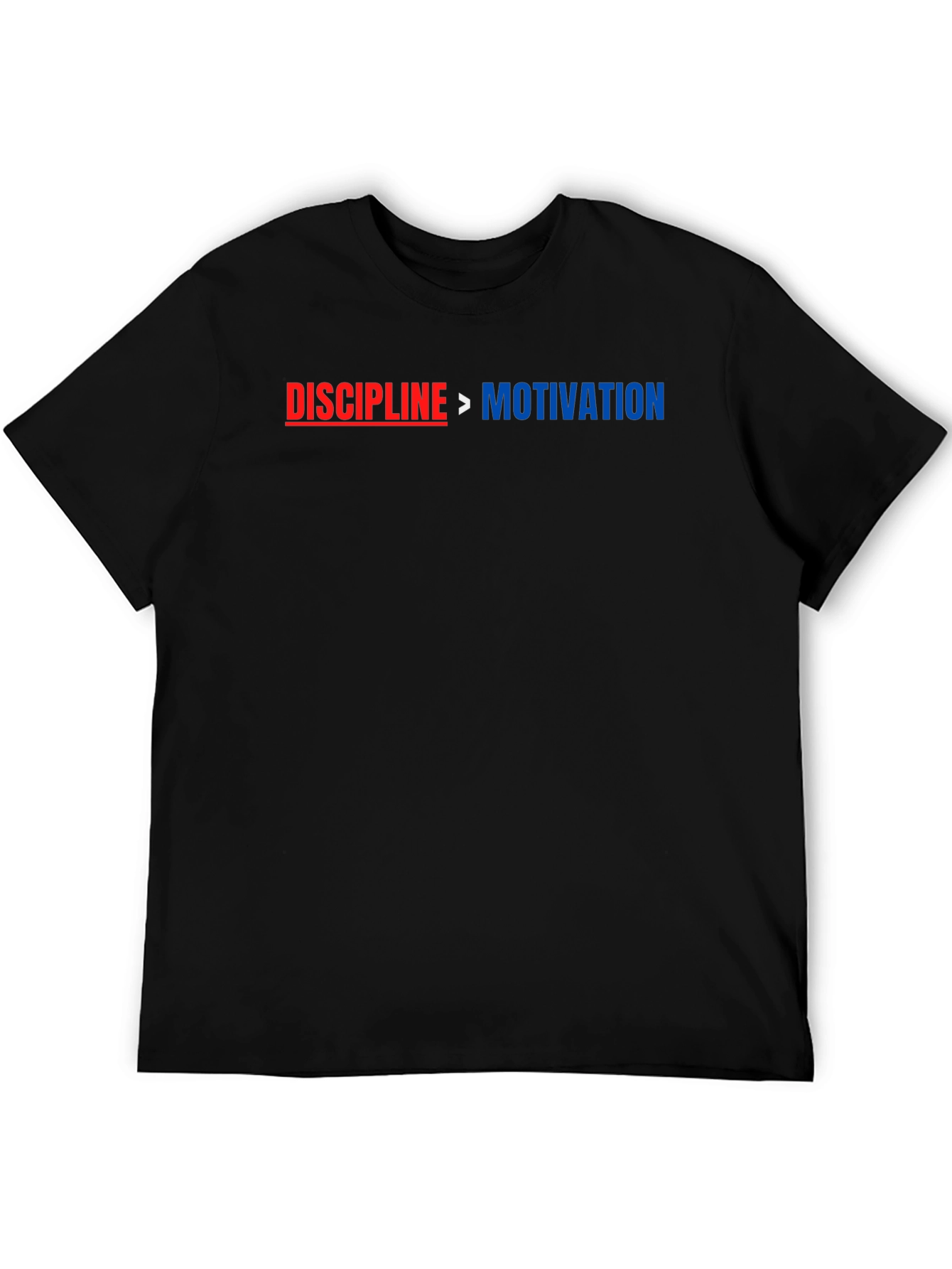 Discipline Over Motivation Graphic T-Shirt