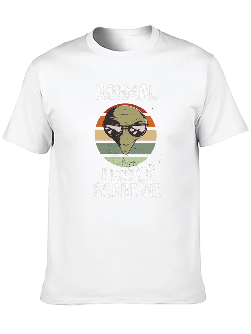 Normal People Scare Me Alien Graphic Tee