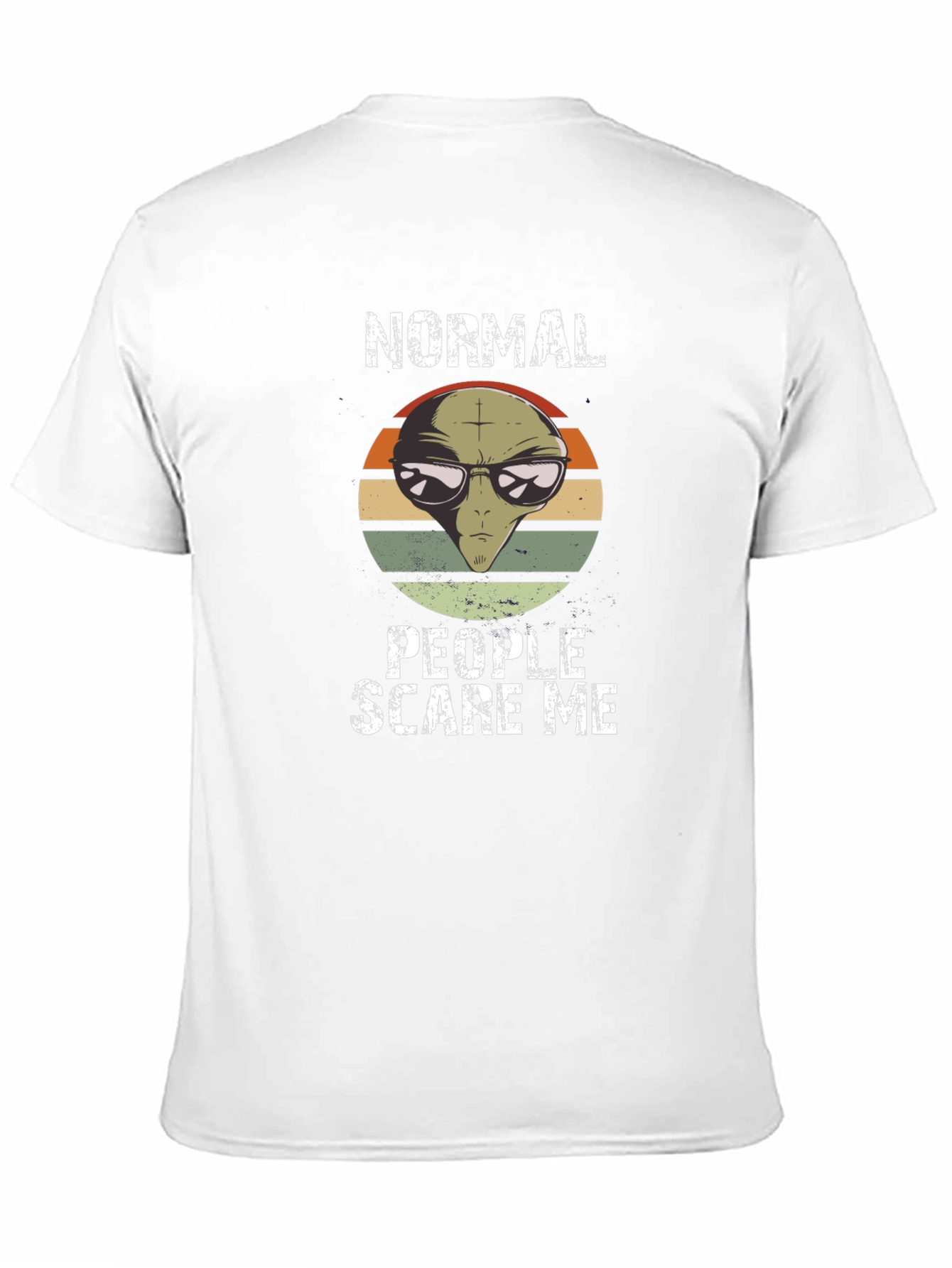 Normal People Scare Me Alien Graphic Tee
