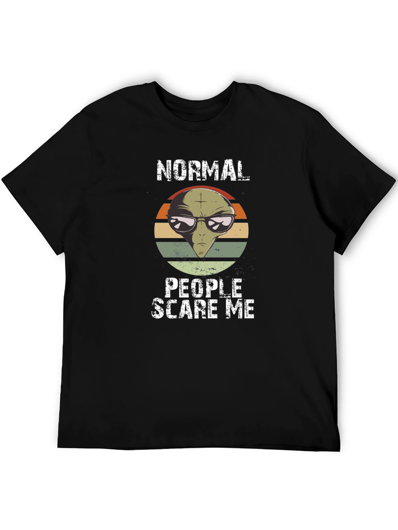 Normal People Scare Me Alien Graphic Tee