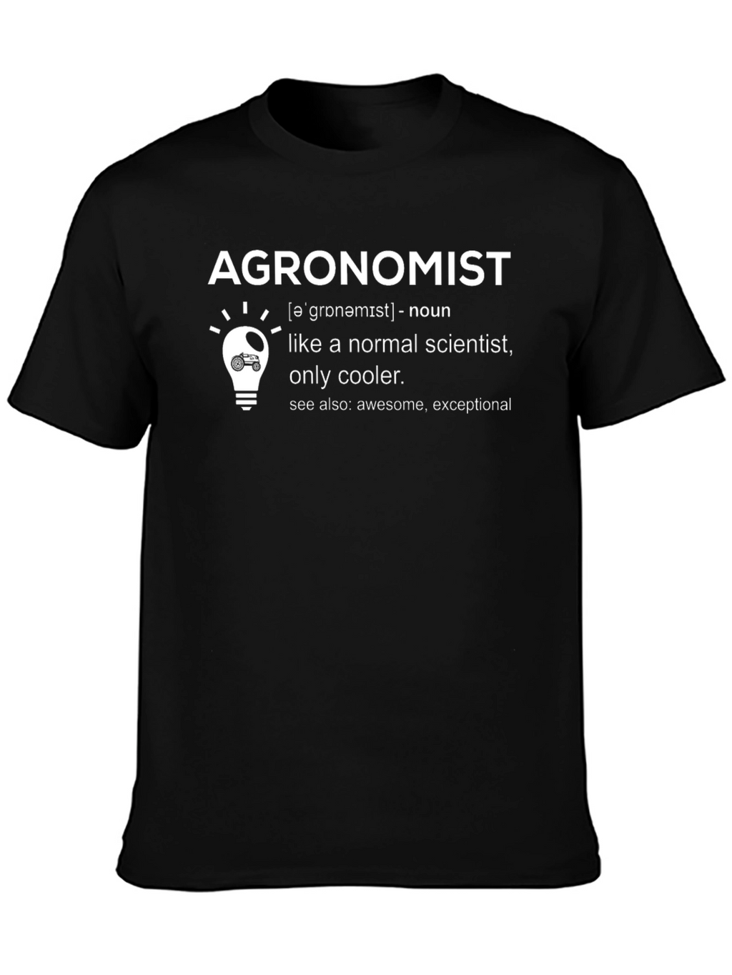 Agronomist Definition Graphic Tee - Cool Scientist T-Shirt