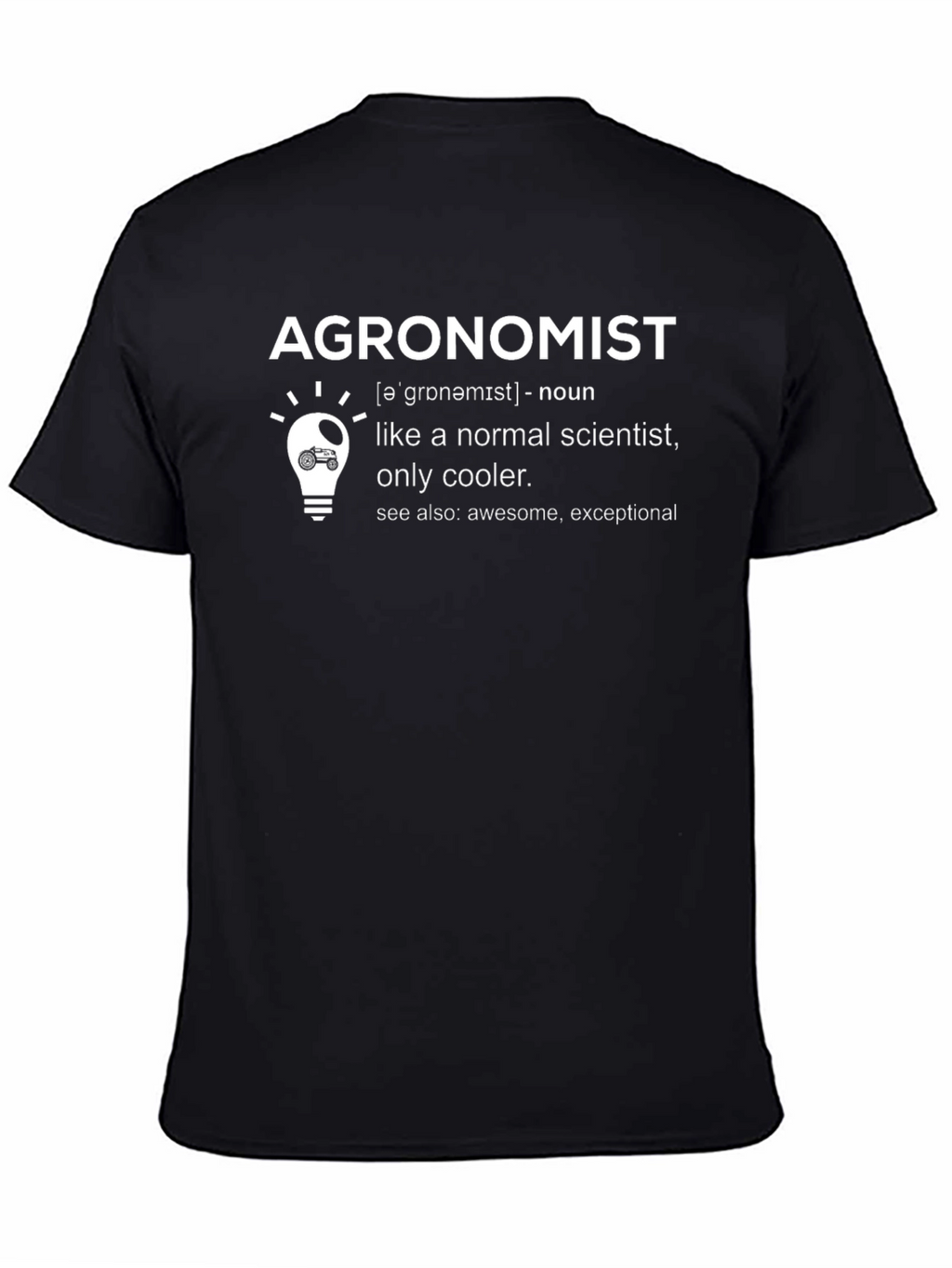 Agronomist Definition Graphic Tee - Cool Scientist T-Shirt