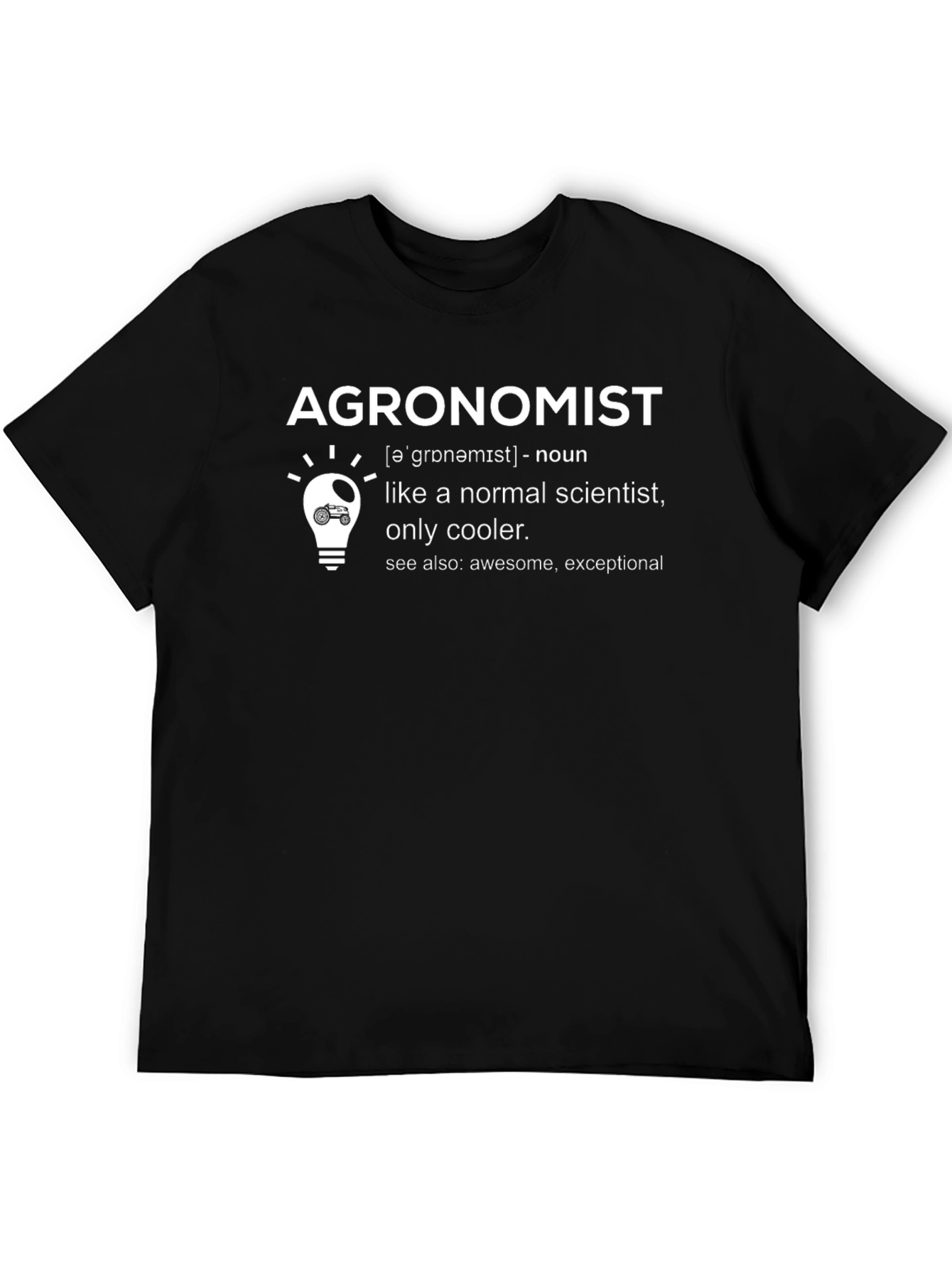 Agronomist Definition Graphic Tee - Cool Scientist T-Shirt