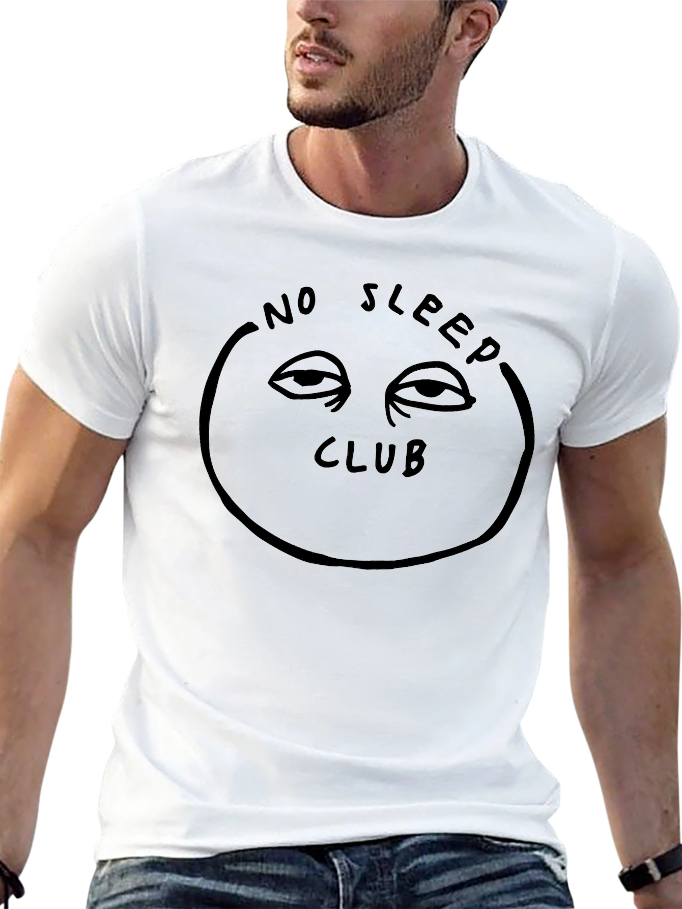 No Sleep Club Graphic Tee - Black Unisex Shirt