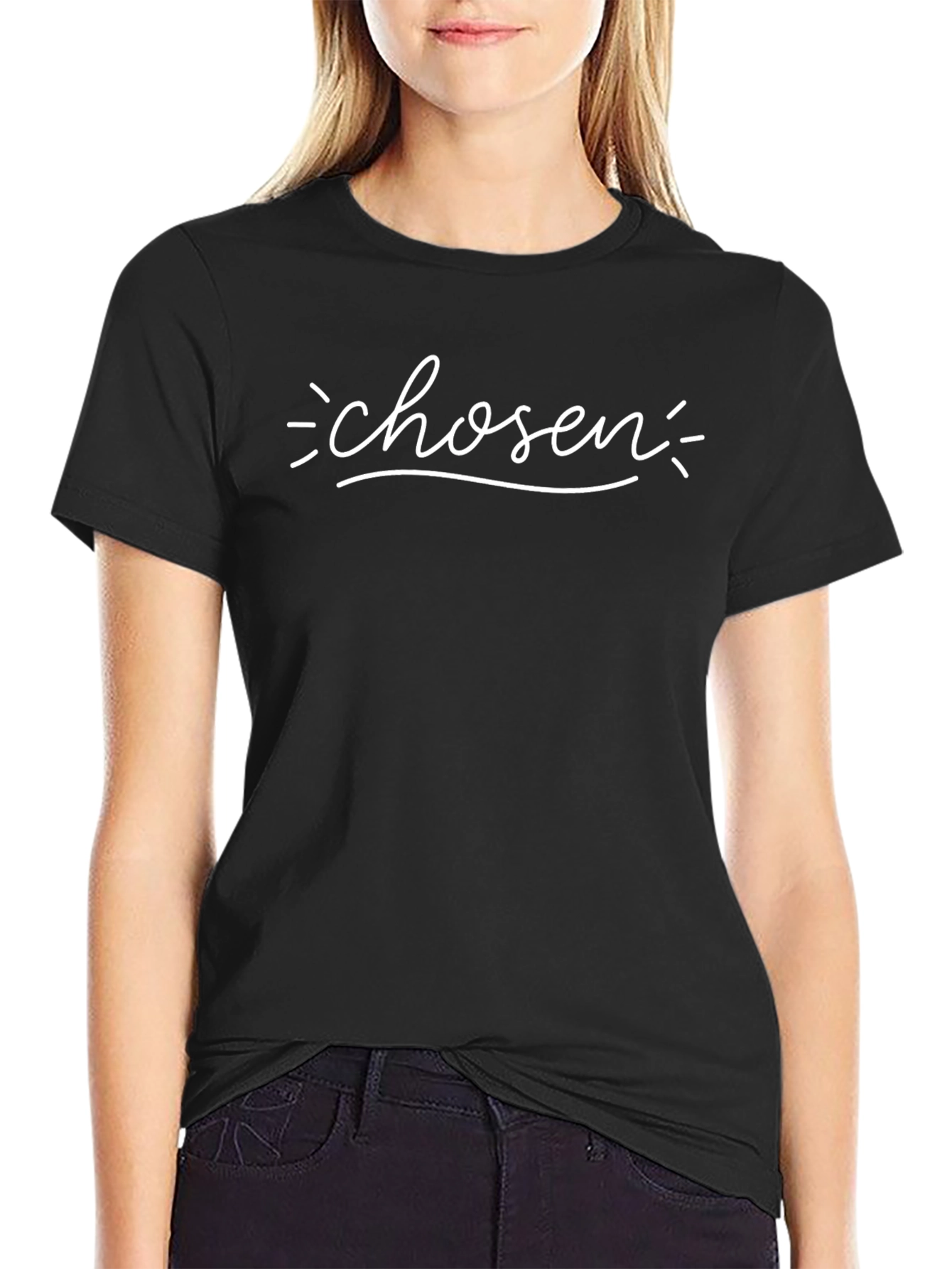 Chosen Black T-Shirt - Stylish & Comfortable