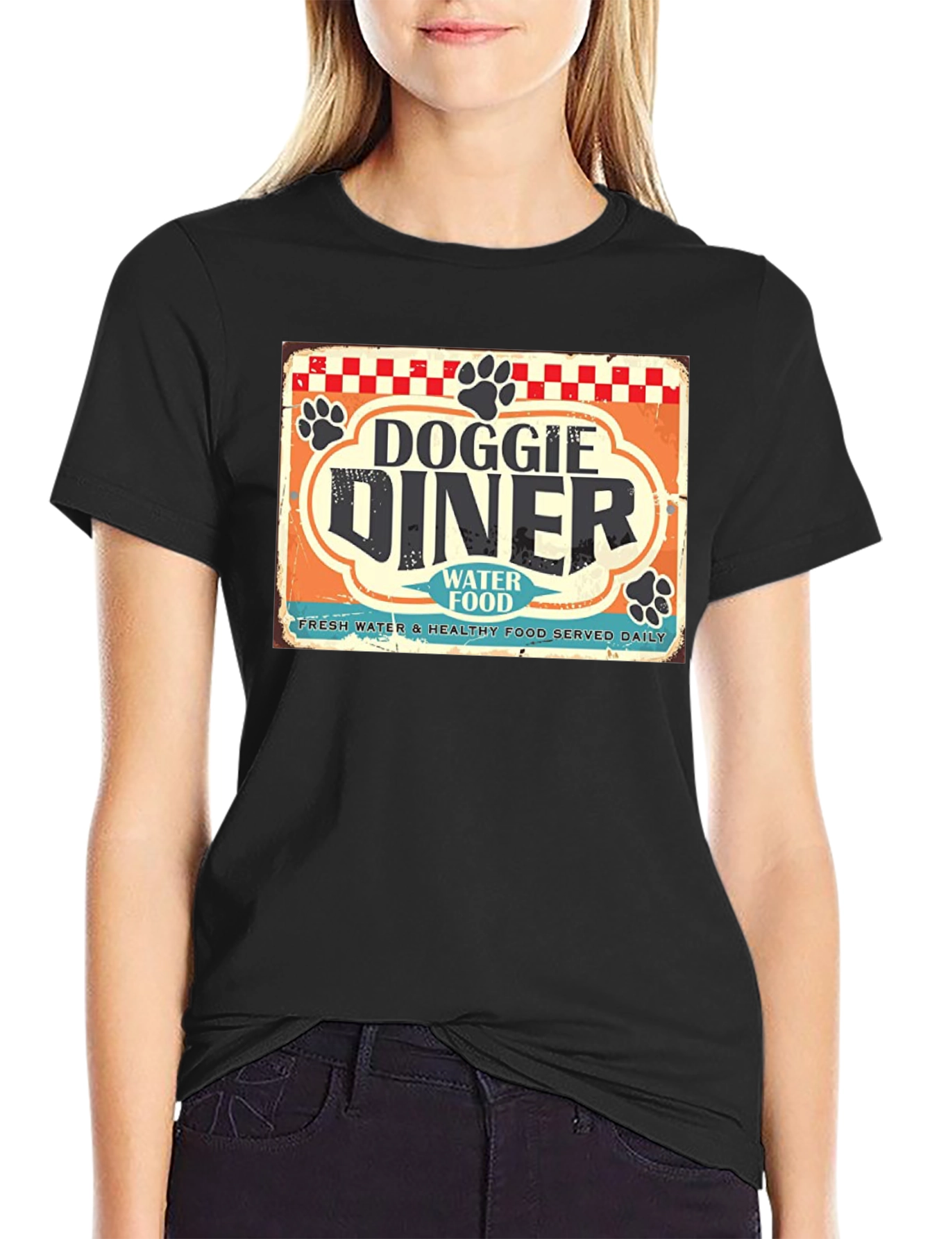 Doggie Diner Graphic T-Shirt - Vintage Style