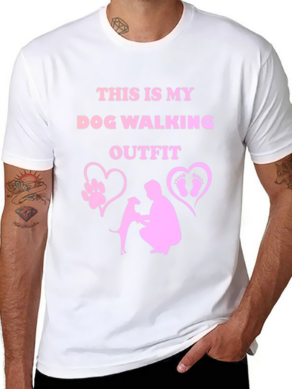 Dog Walking Outfit T-Shirt
