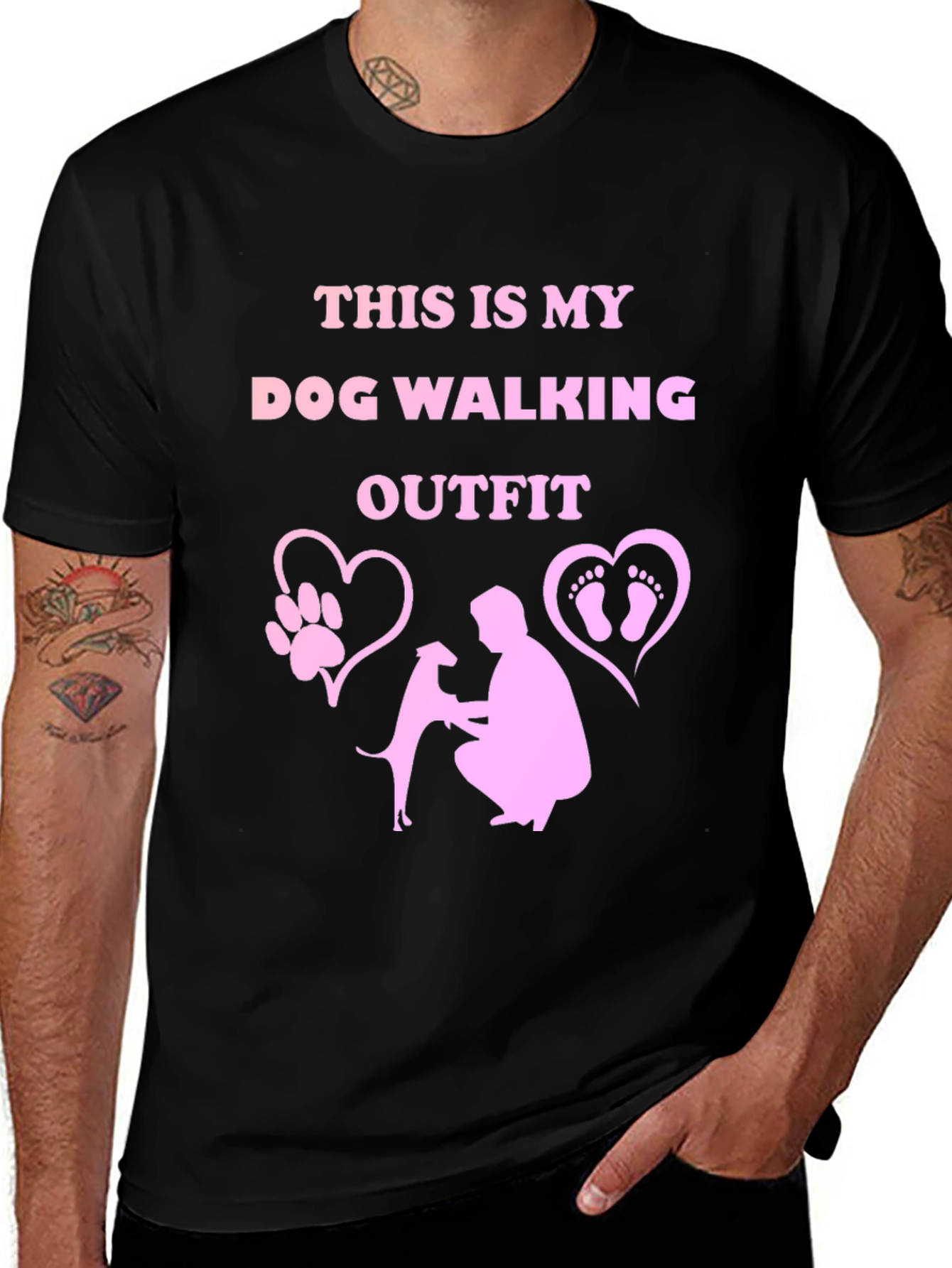 Dog Walking Outfit T-Shirt