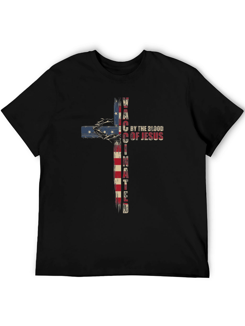 VACCI NATED Cross Graphic Tee