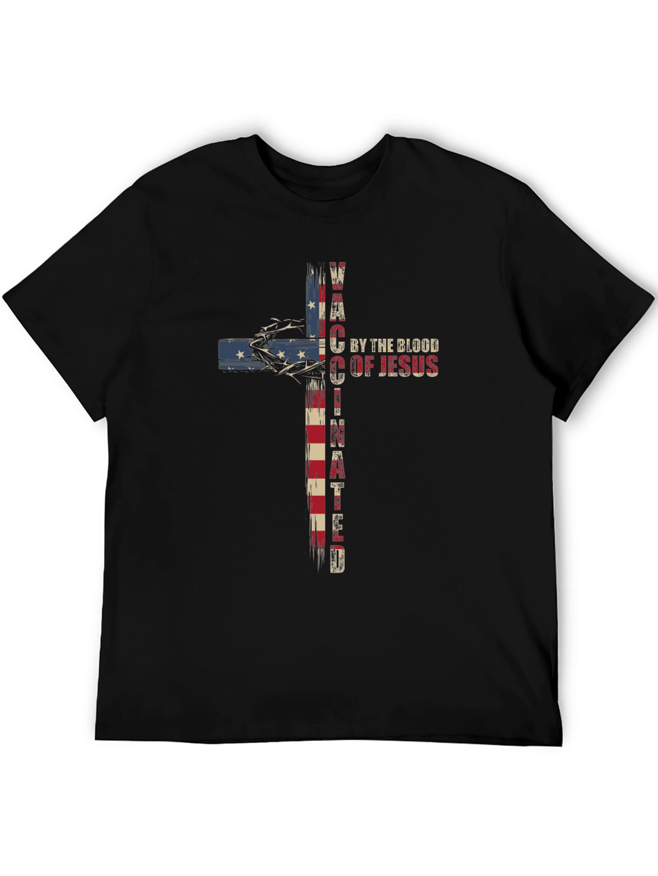 VACCI NATED Cross Graphic Tee
