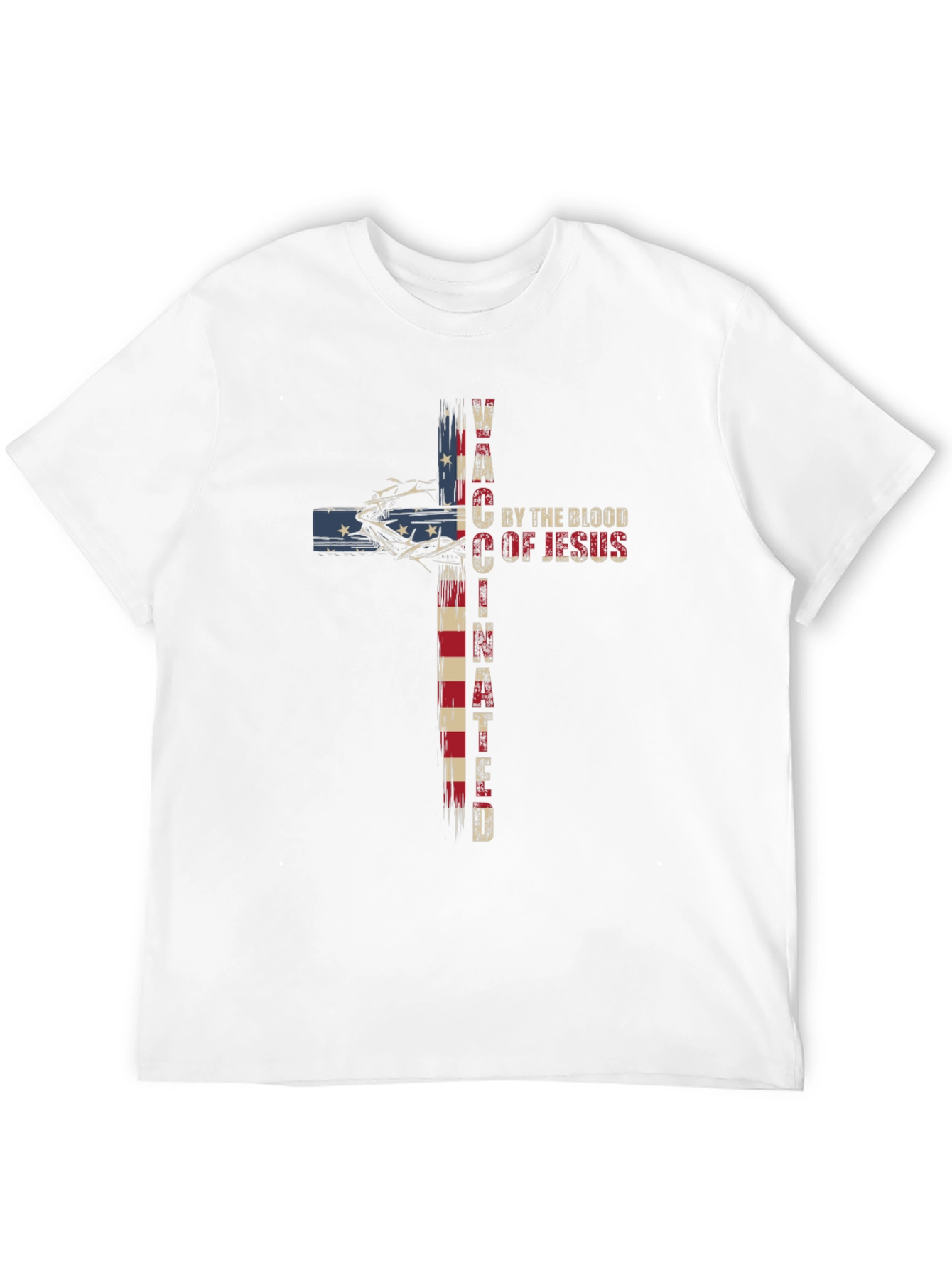 VACCI NATED Cross Graphic Tee