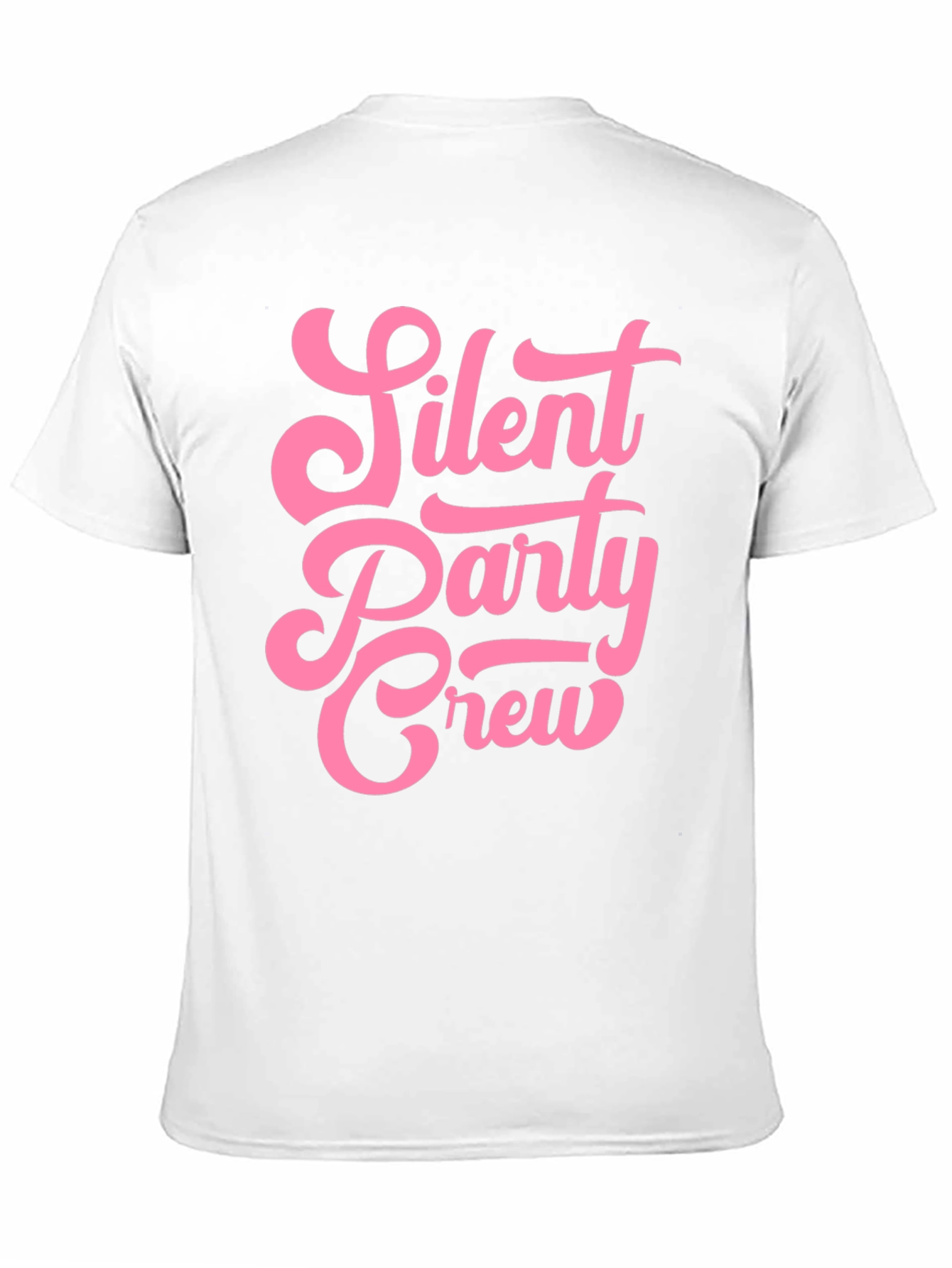 Silent Party Crew Black Graphic T-Shirt