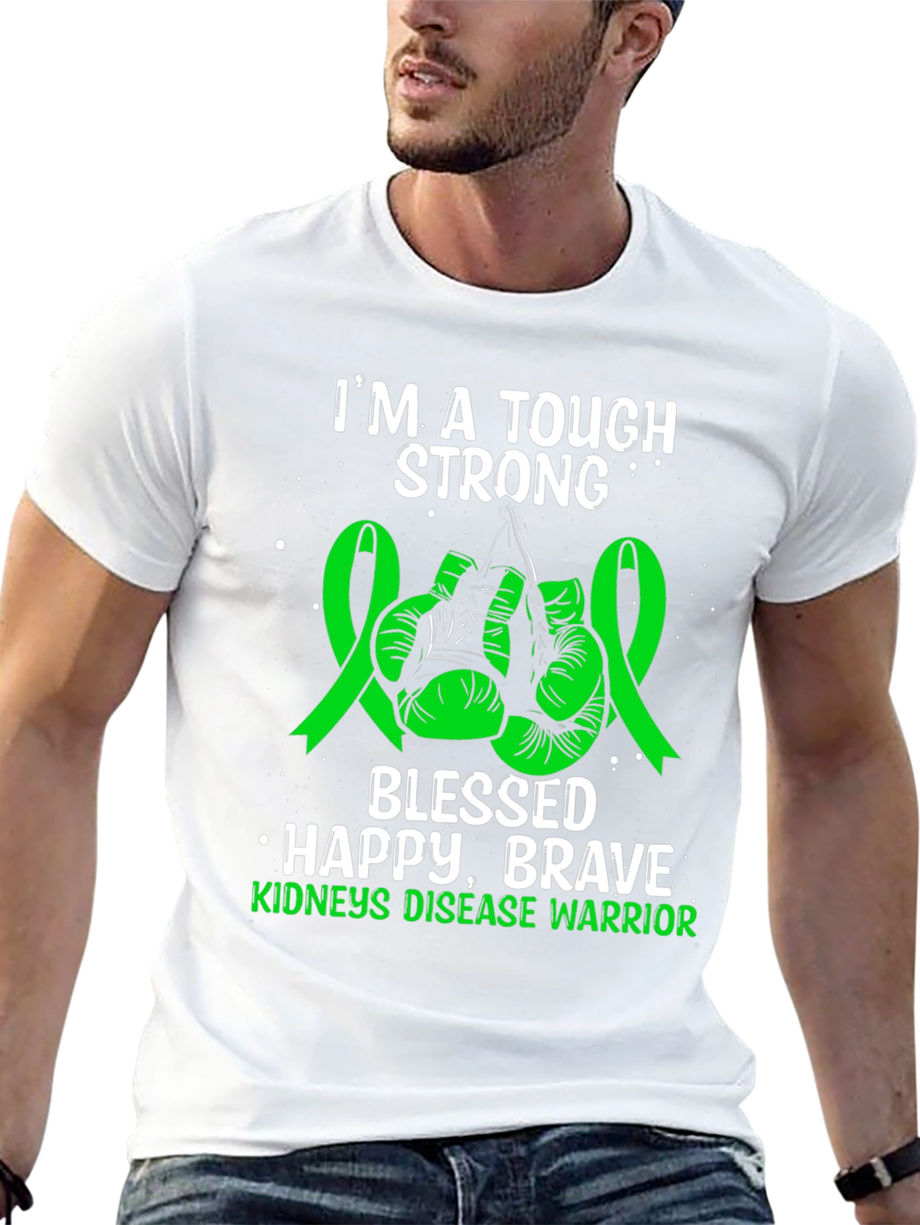 Tough Strong Kidneys Disease Warrior T-Shirt