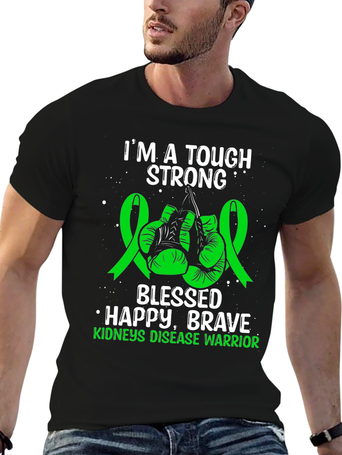 Tough Strong Kidneys Disease Warrior T-Shirt
