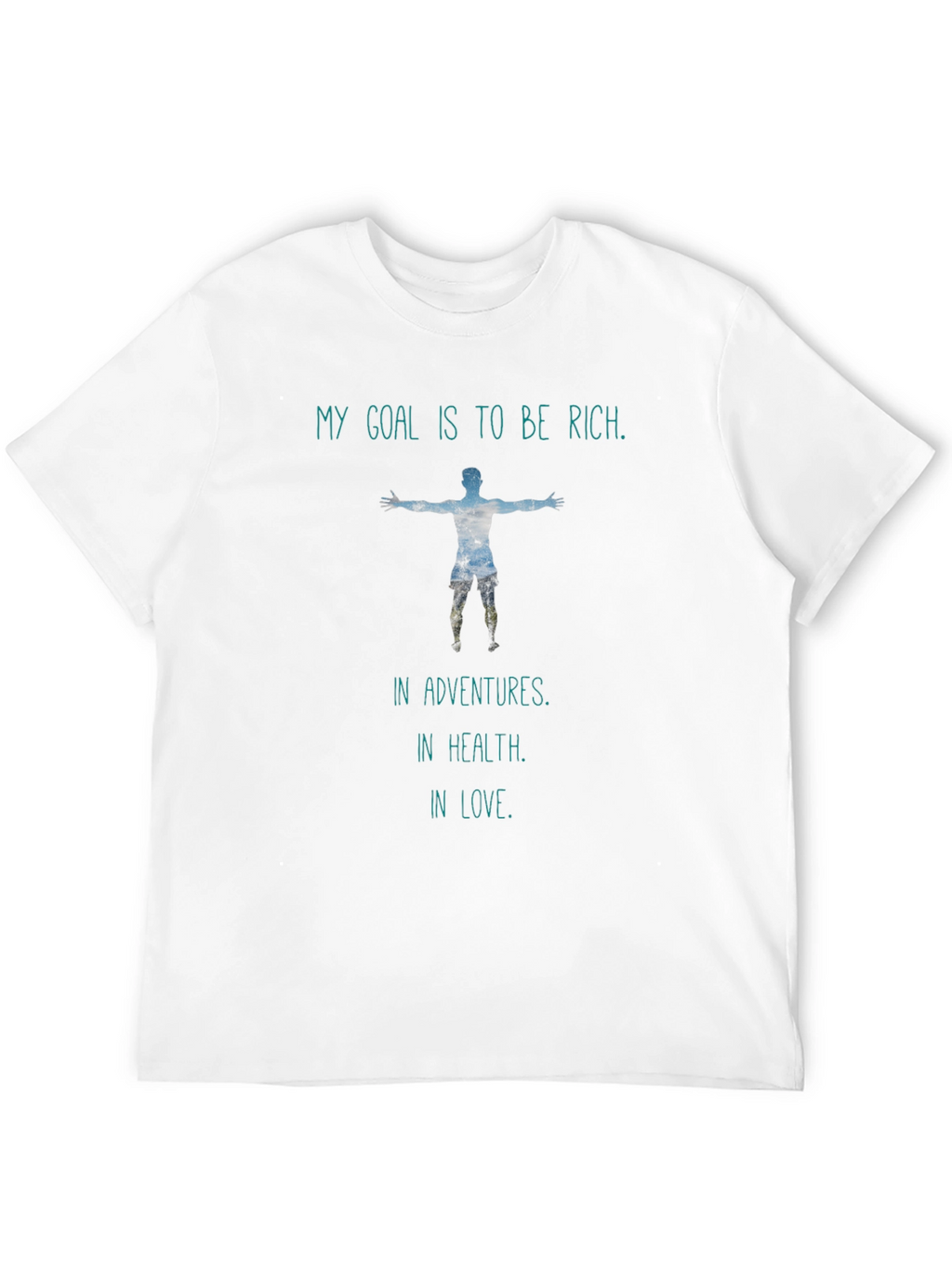 Motivational T-Shirt - Rich in Adventures