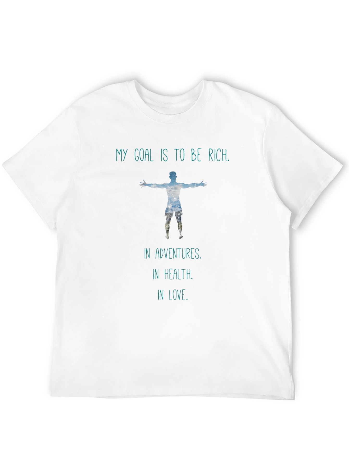 Motivational T-Shirt - Rich in Adventures