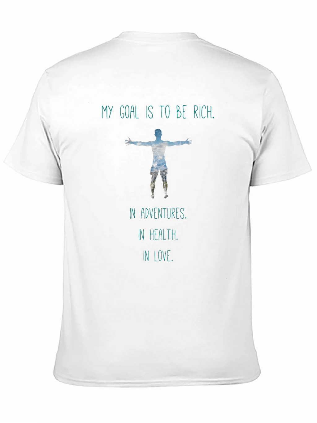Motivational T-Shirt - Rich in Adventures