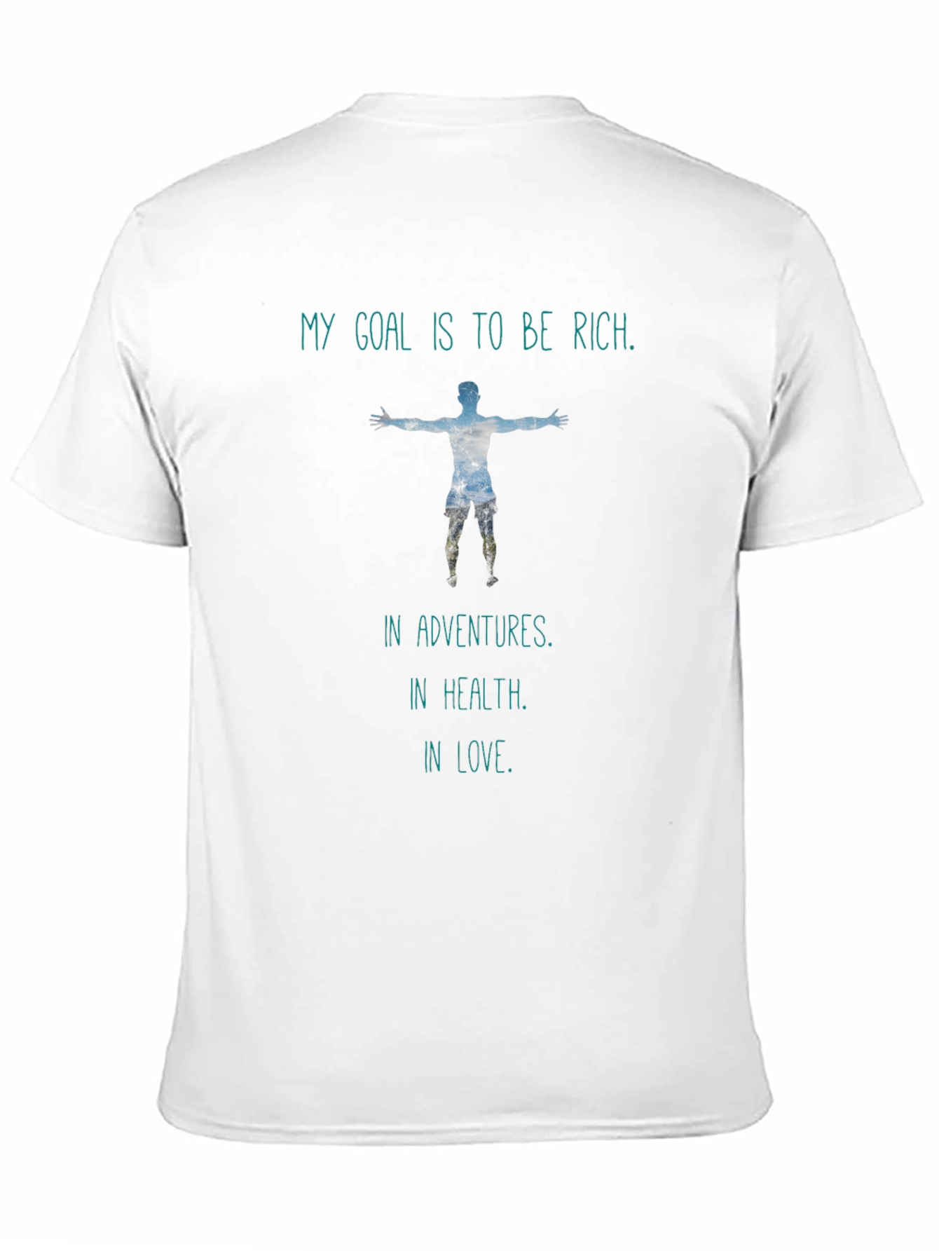 Motivational T-Shirt - Rich in Adventures