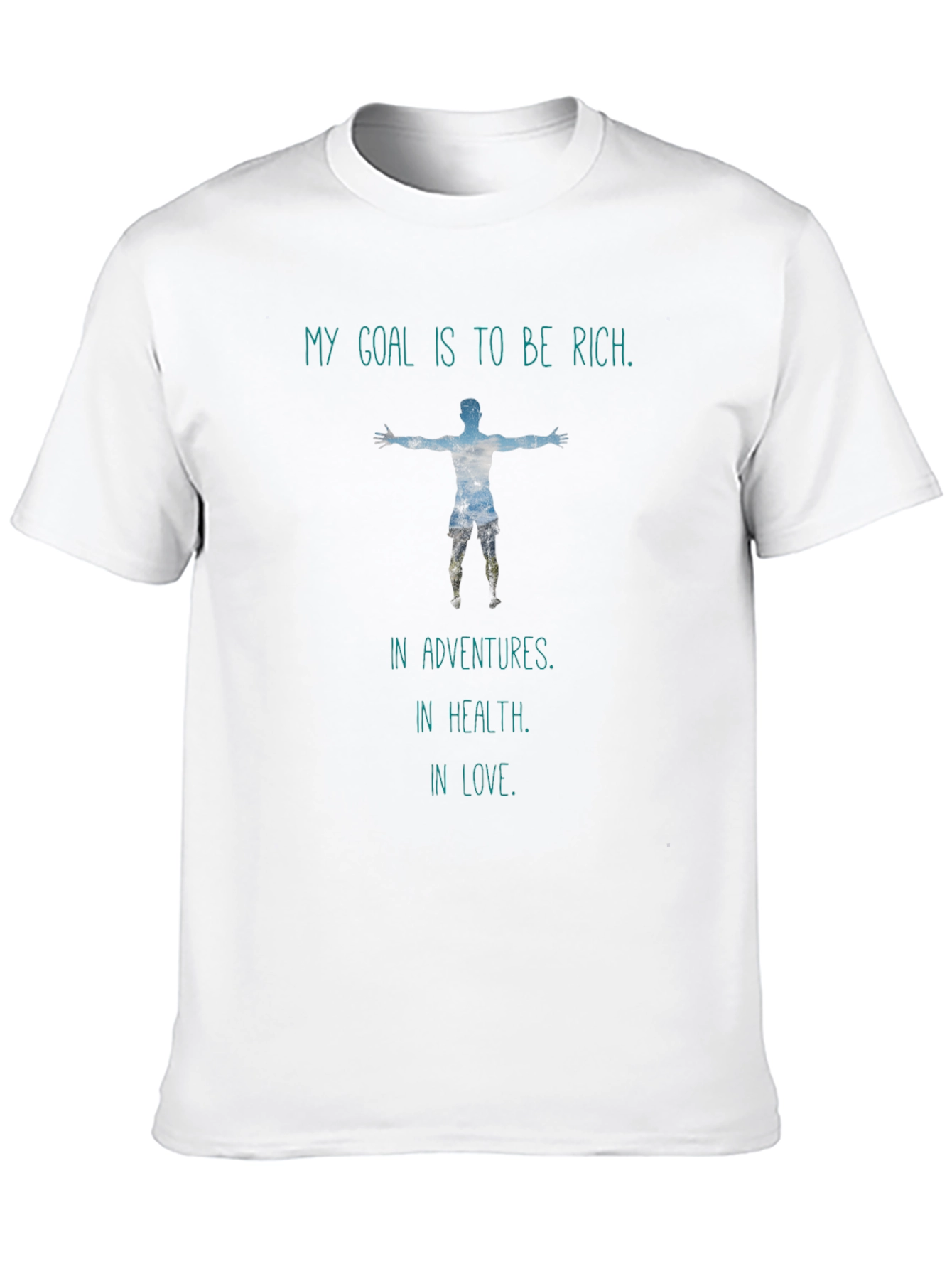 Motivational T-Shirt - Rich in Adventures