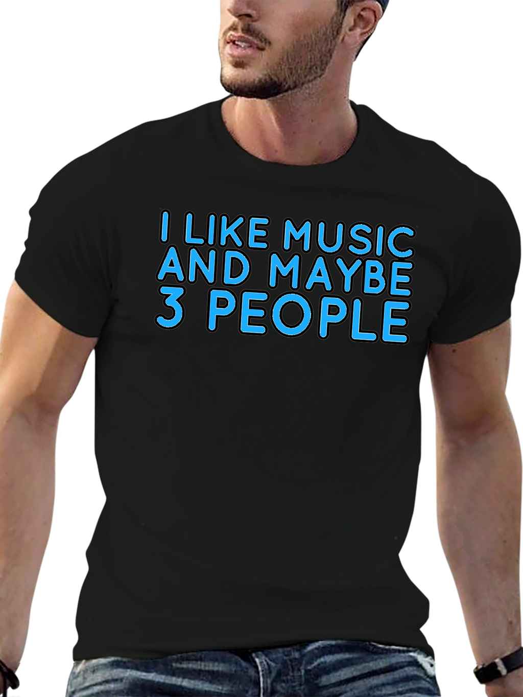 Funny Music Lover Graphic T-Shirt