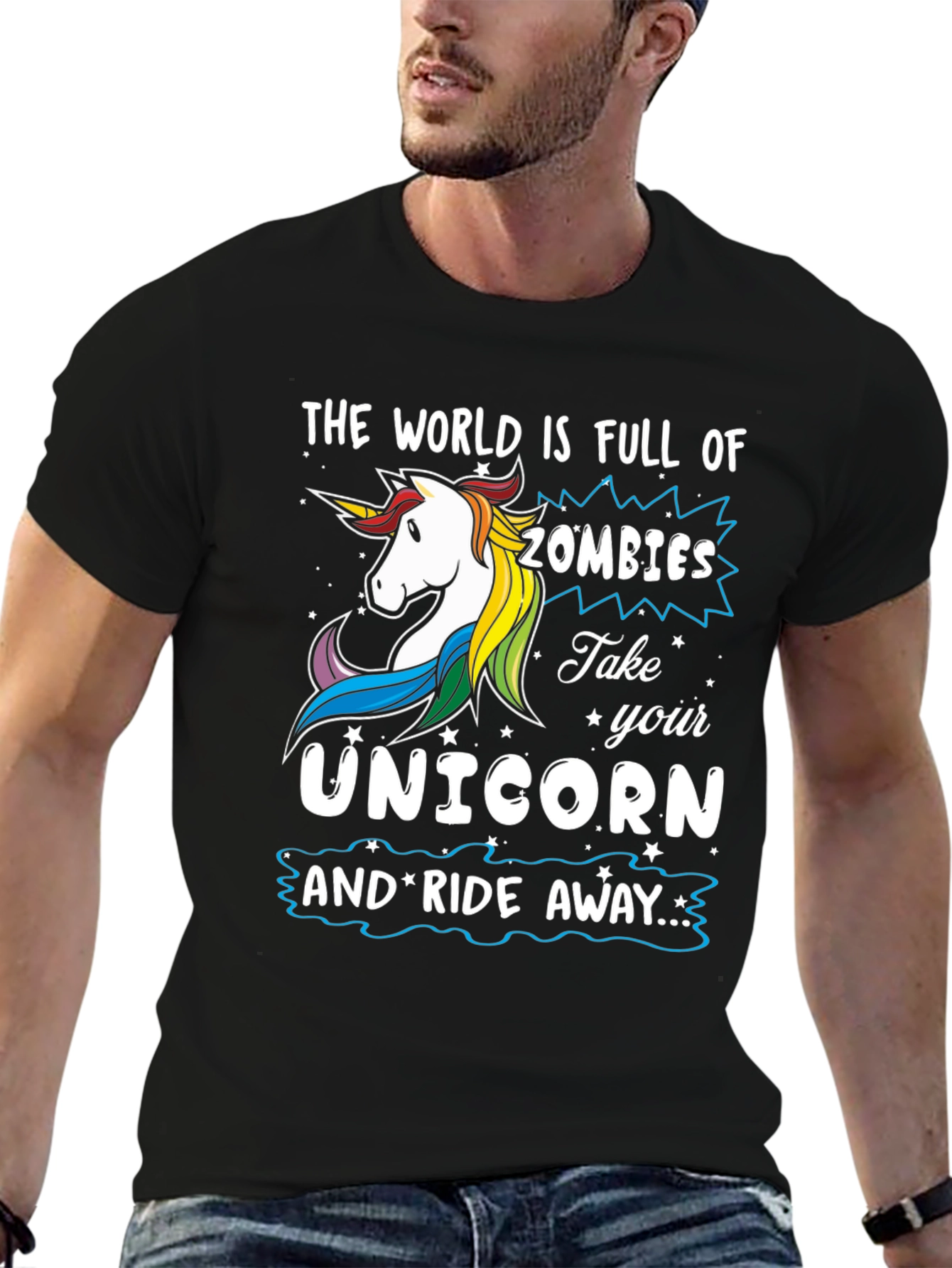 Unicorn Ride T-Shirt: Zombie Apocalypse Ready