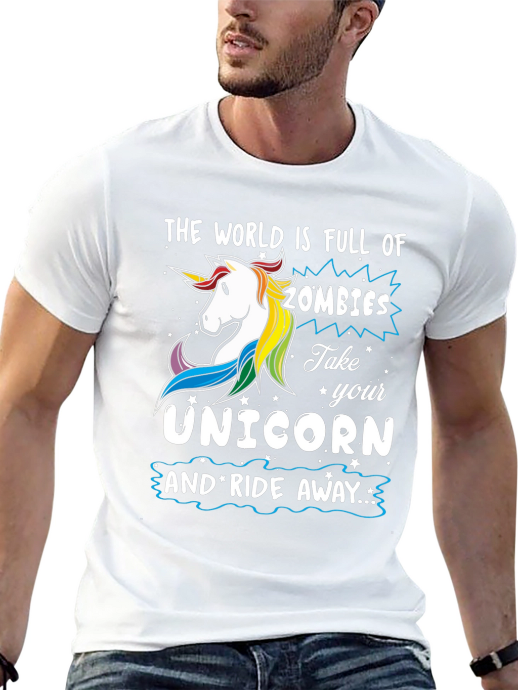 Unicorn Ride T-Shirt: Zombie Apocalypse Ready