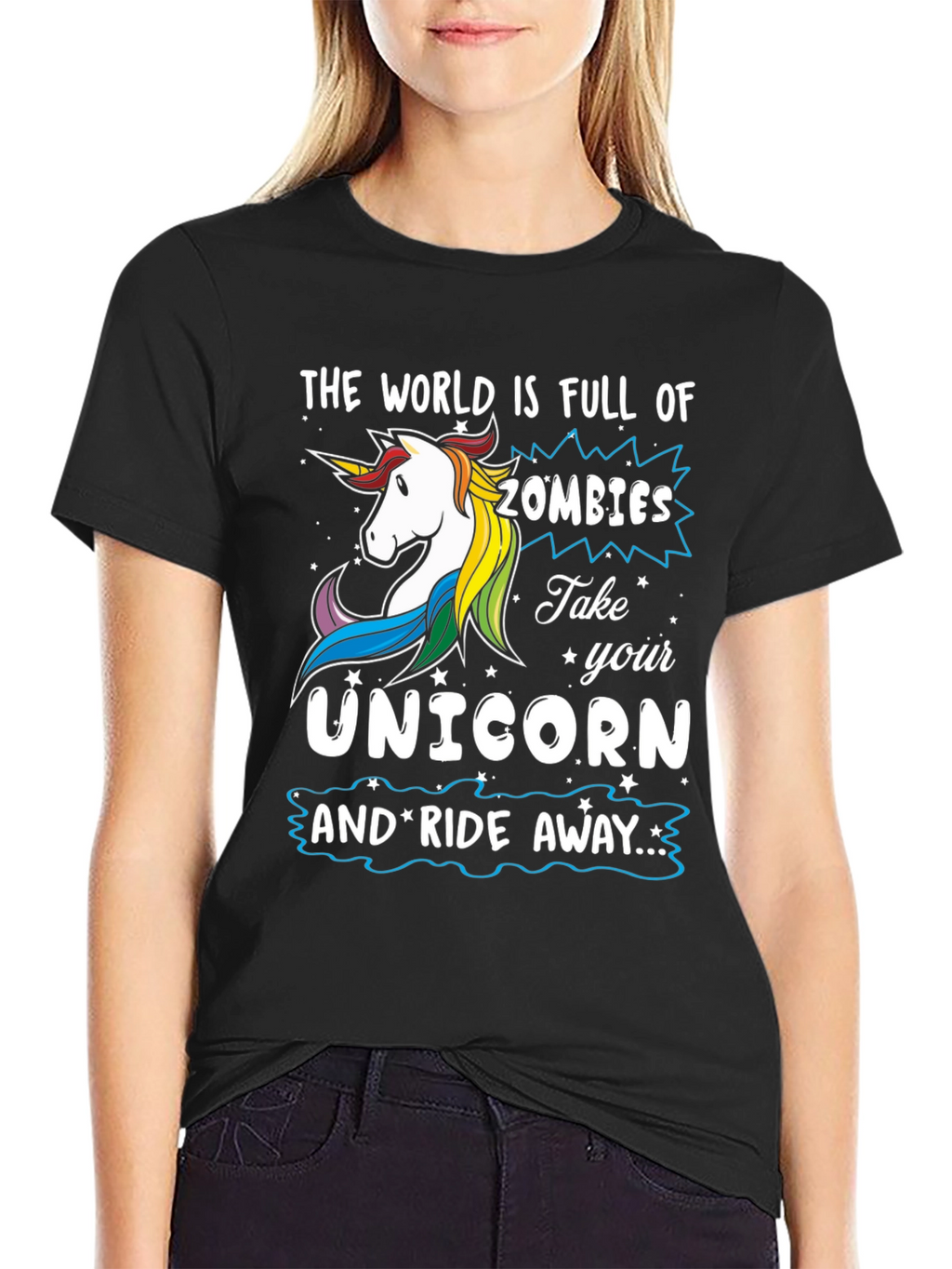 Unicorn Ride T-Shirt: Zombie Apocalypse Ready