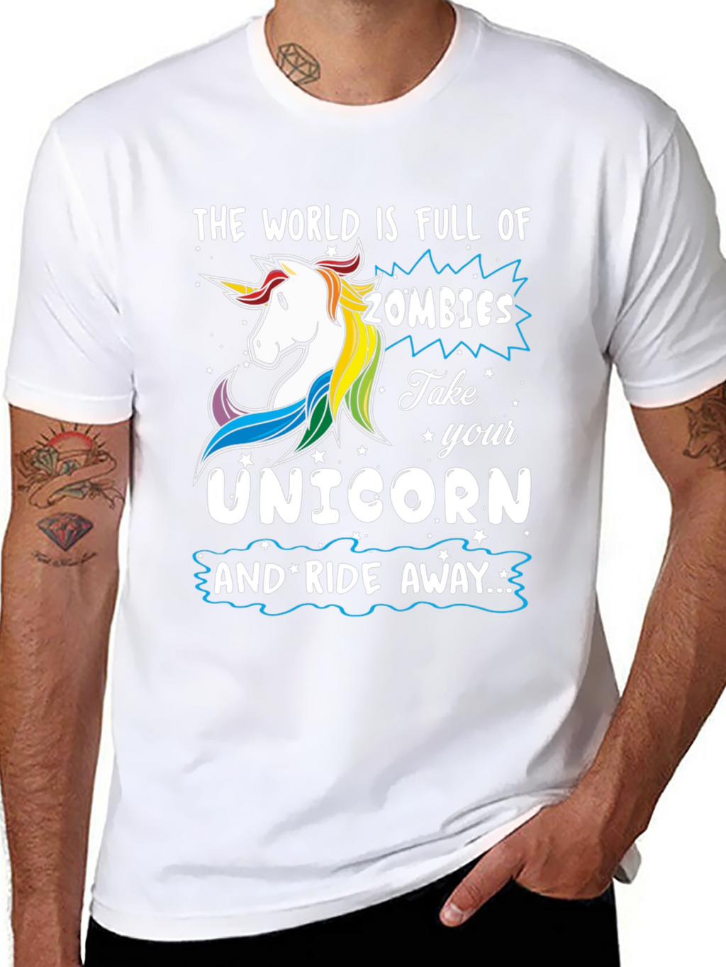Unicorn Ride T-Shirt: Zombie Apocalypse Ready
