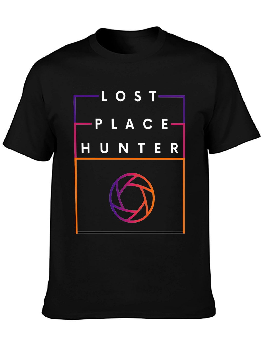 Lost Place Hunter Graphic Tee - Black