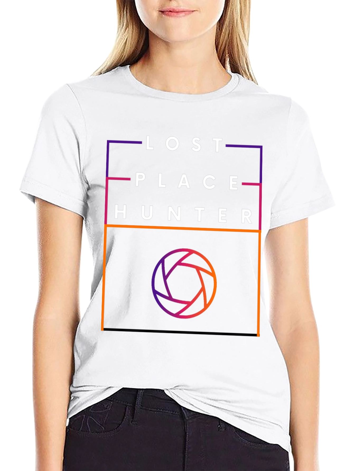 Lost Place Hunter Graphic Tee - Black