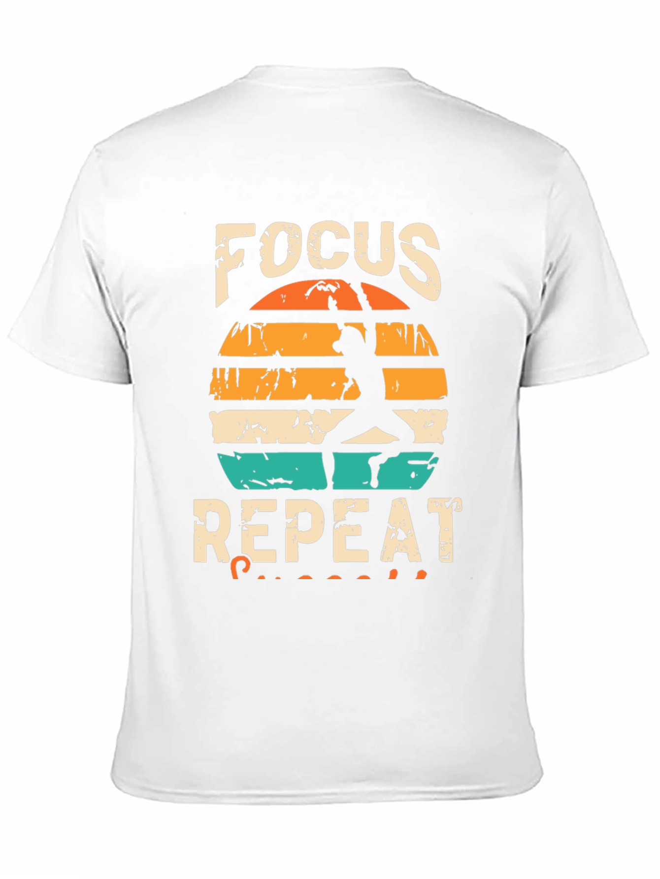 Focus Repeat Rock Climbing Graphic Tee