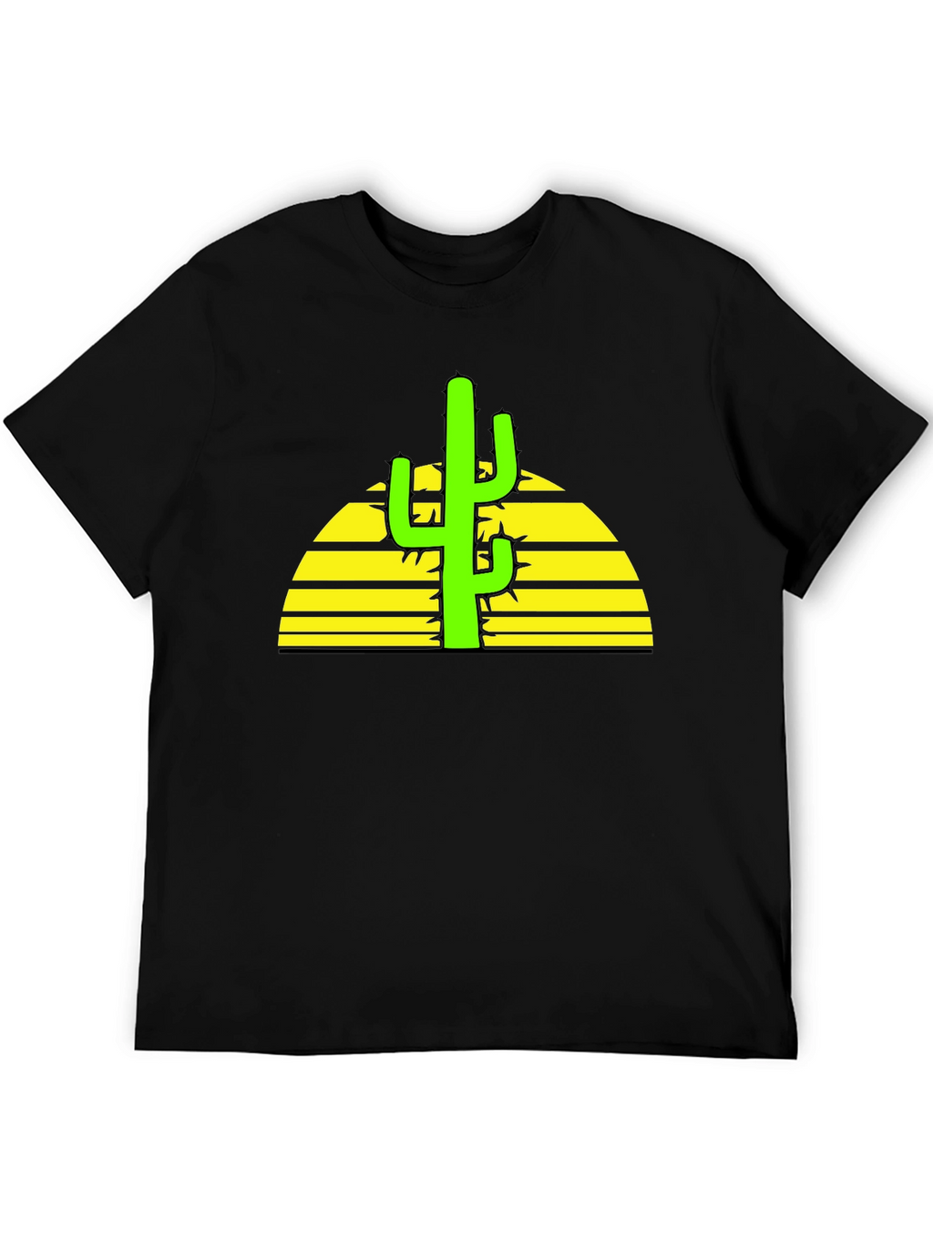 Cactus Sunset Graphic Tee - Desert Vibes