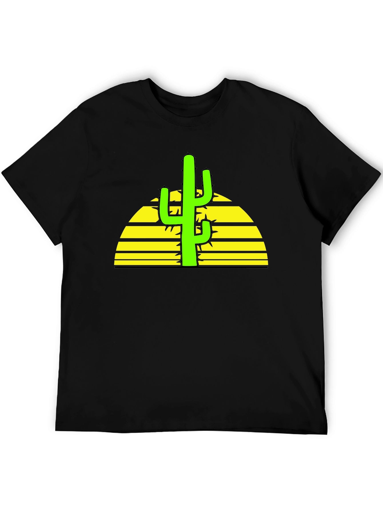 Cactus Sunset Graphic Tee - Desert Vibes