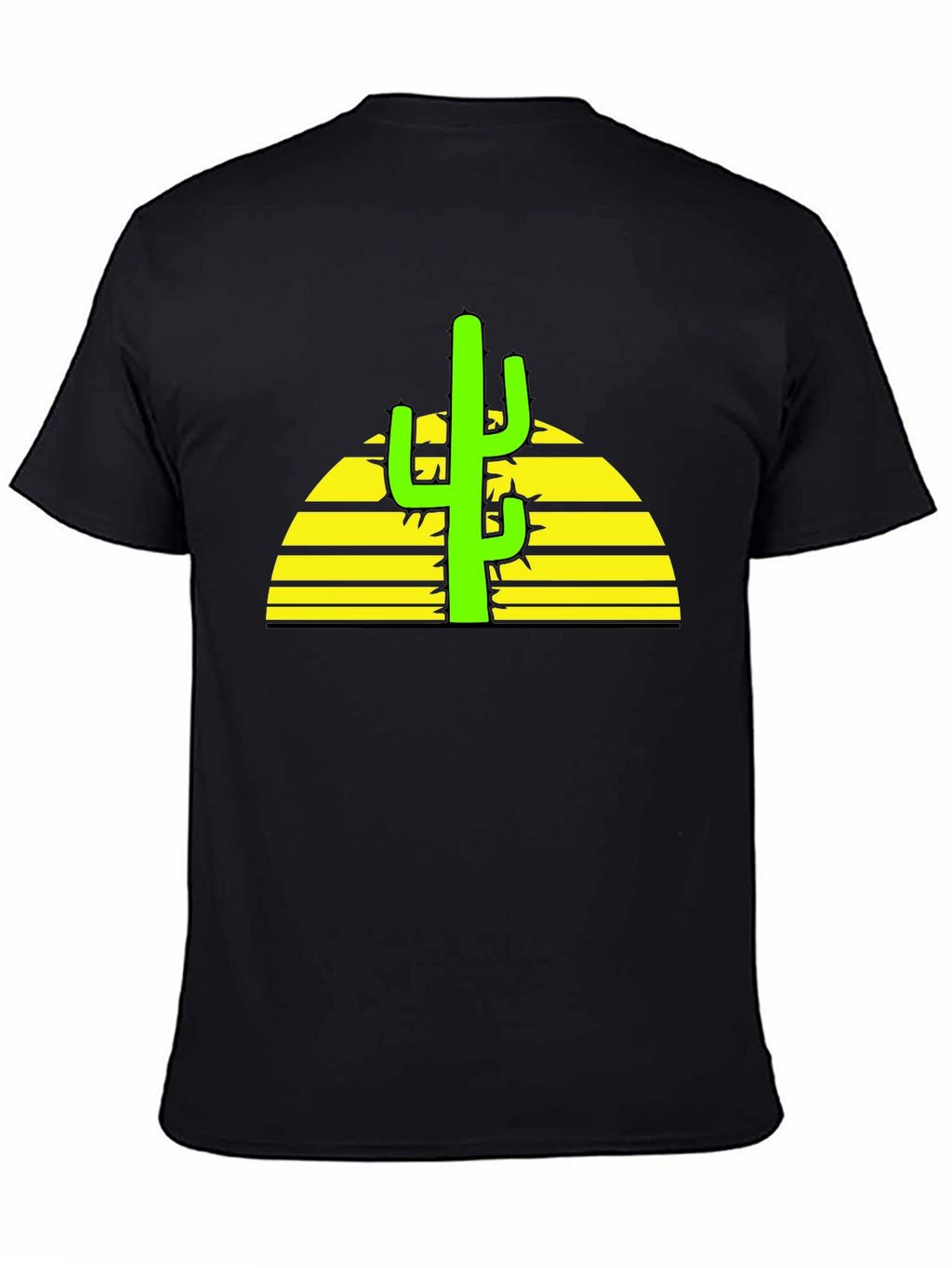 Cactus Sunset Graphic Tee - Desert Vibes