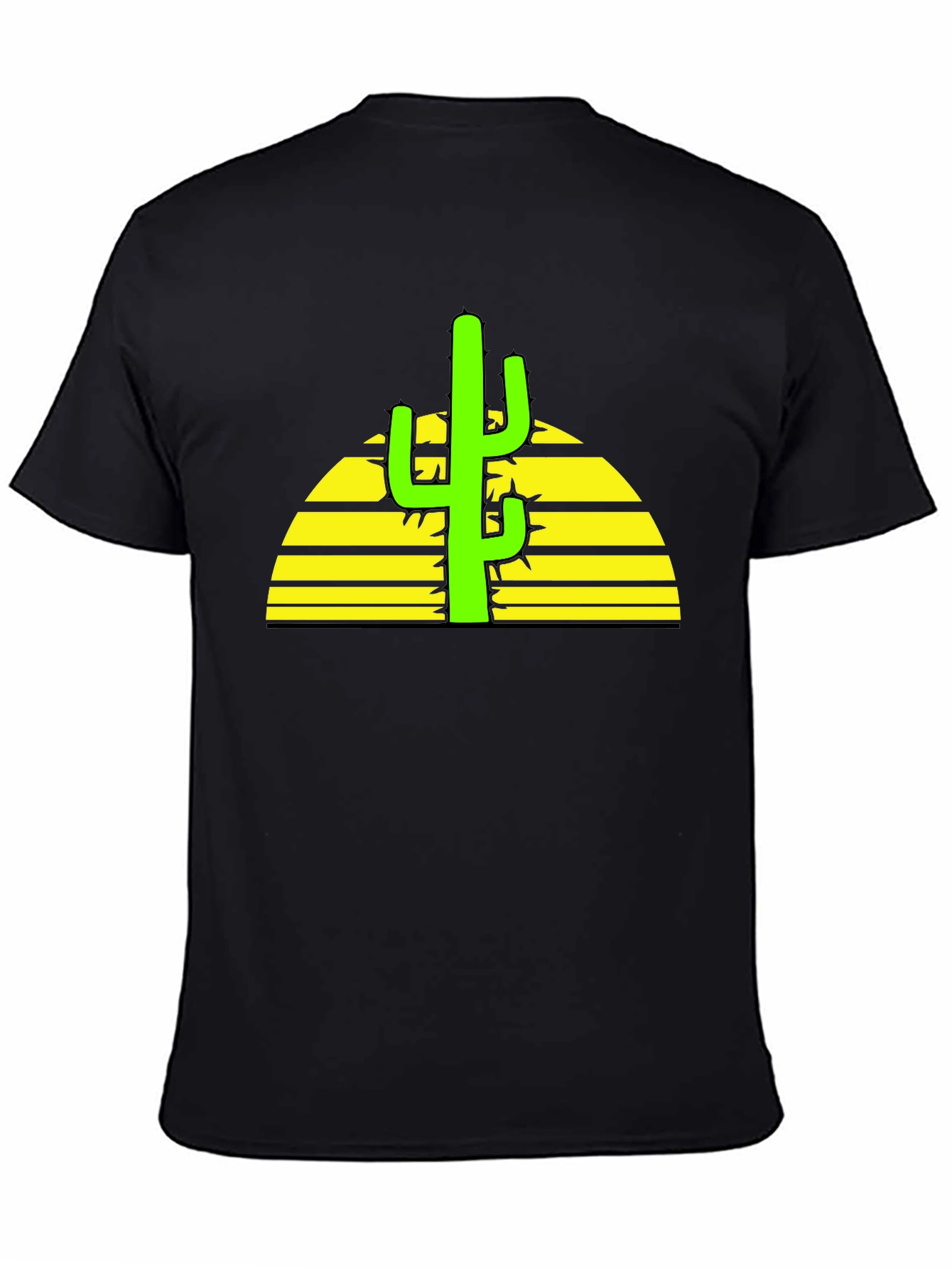 Cactus Sunset Graphic Tee - Desert Vibes