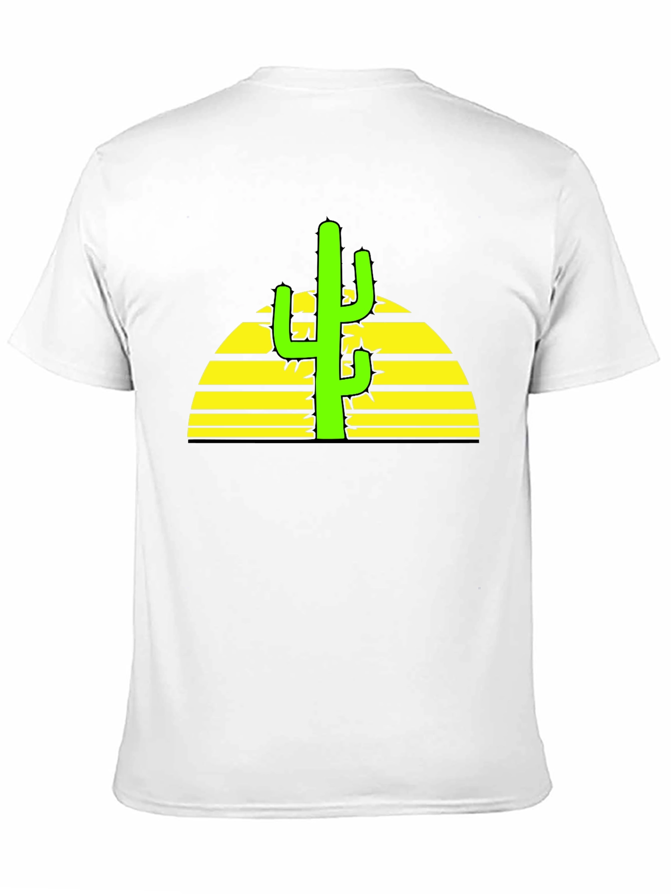 Cactus Sunset Graphic Tee - Desert Vibes