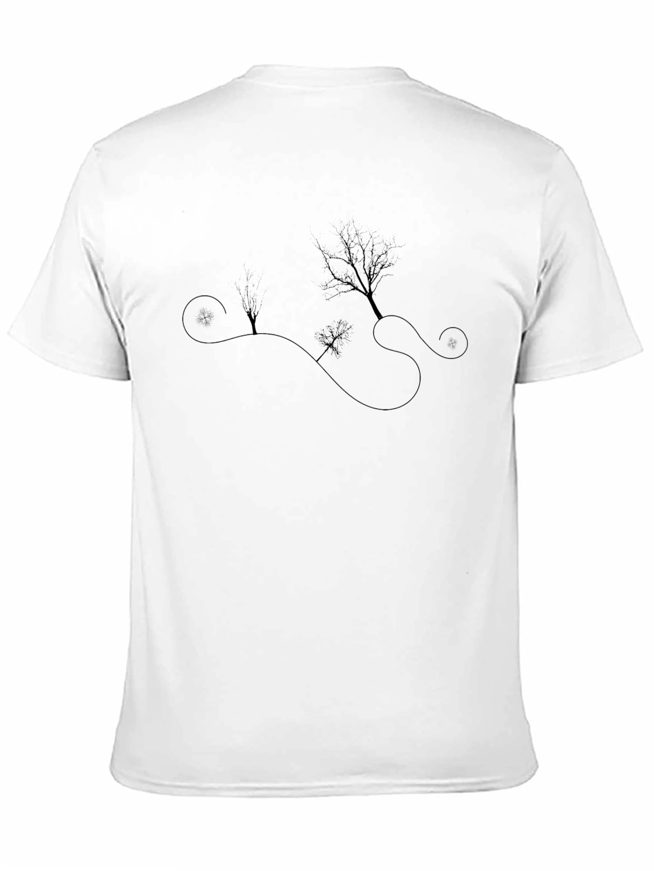 Silhouette Landscape Graphic Tee - Modern Style