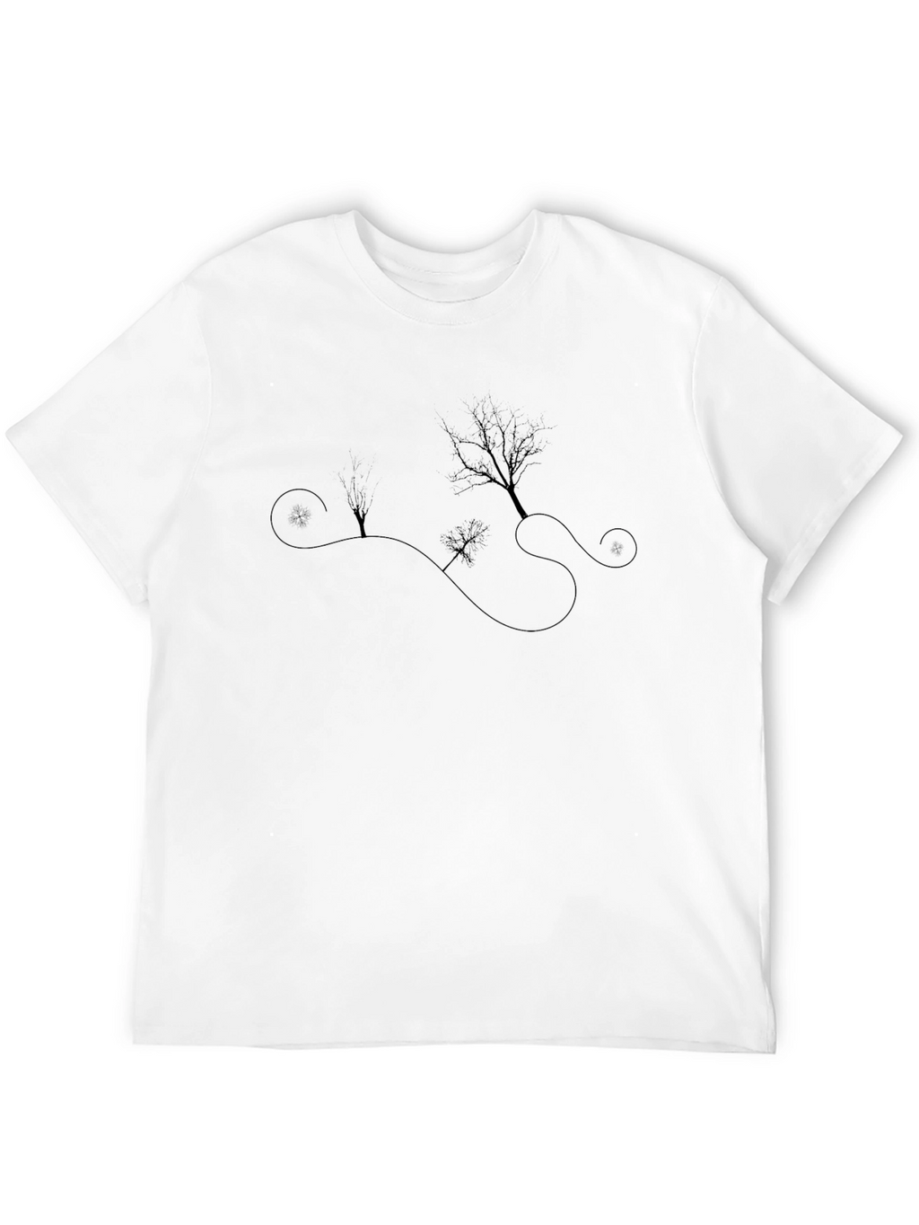 Silhouette Landscape Graphic Tee - Modern Style