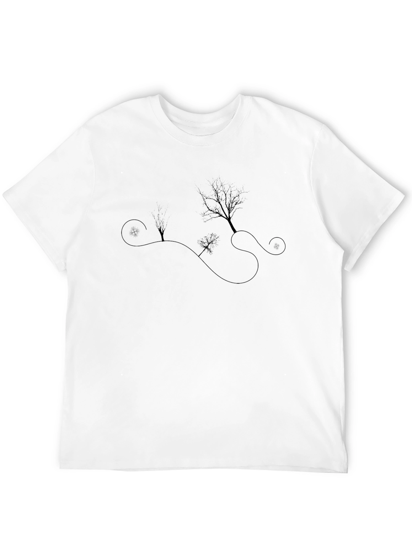 Silhouette Landscape Graphic Tee - Modern Style