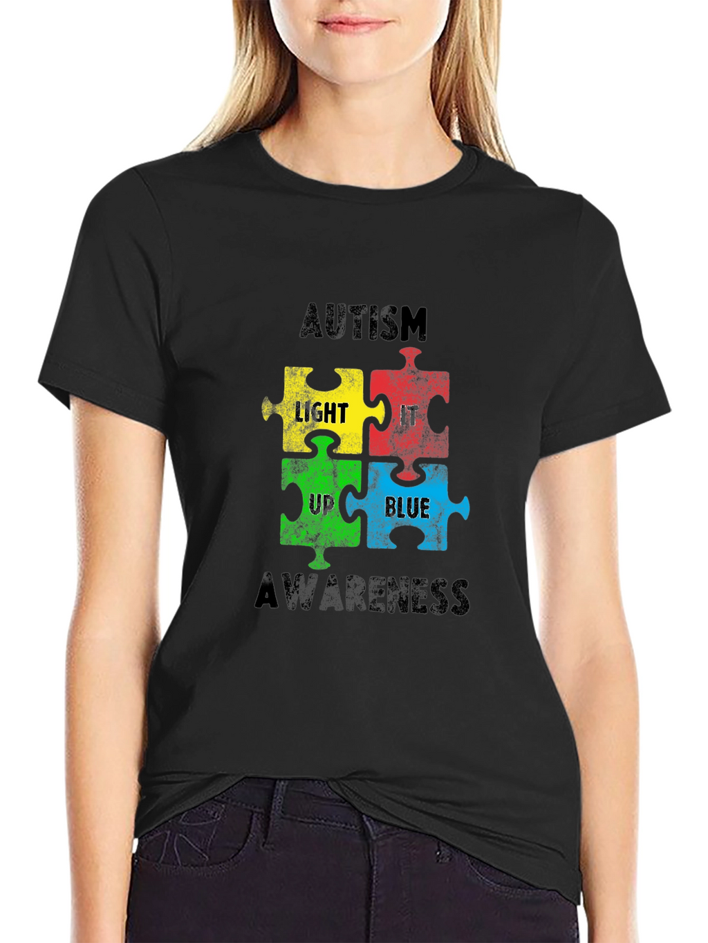 Autism Awareness Puzzle Piece T-Shirt