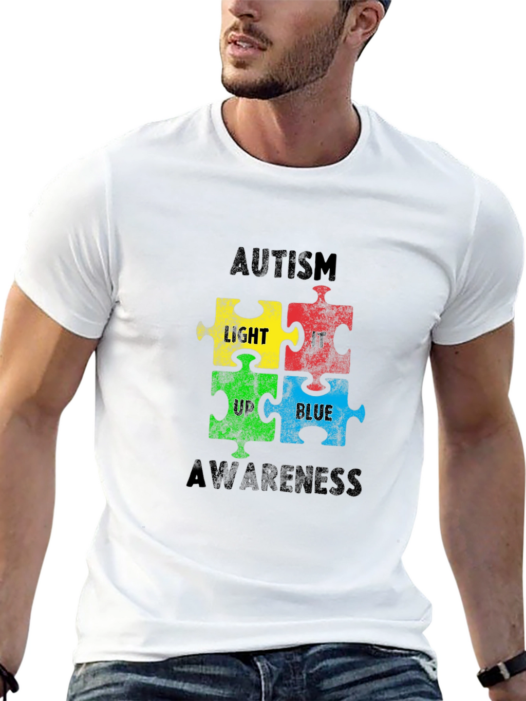 Autism Awareness Puzzle Piece T-Shirt