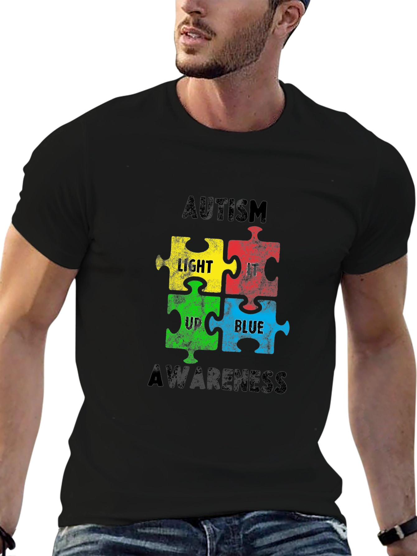 Autism Awareness Puzzle Piece T-Shirt