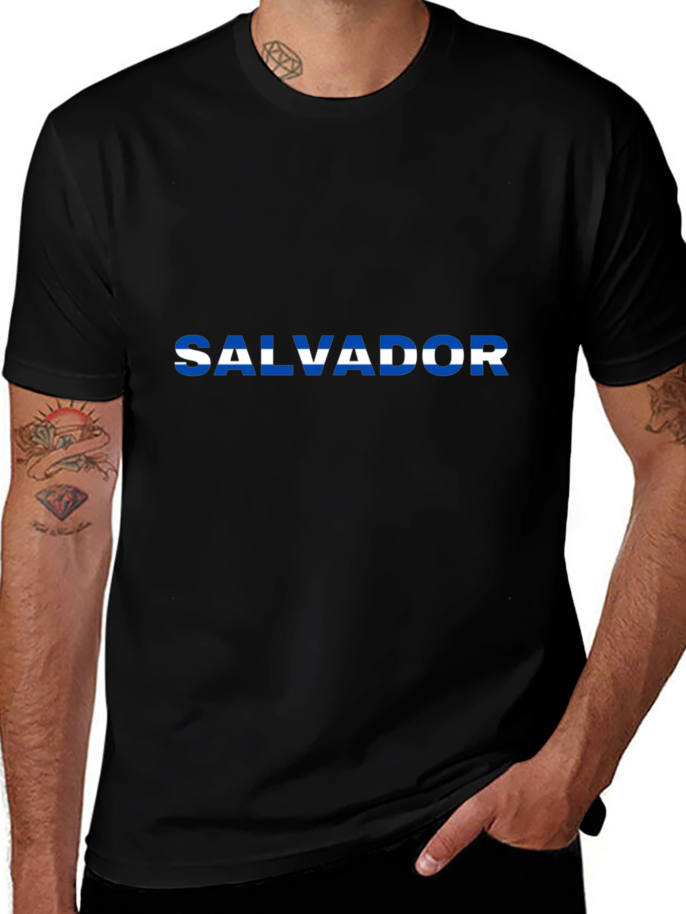El Salvador Flag T-Shirt - Country Pride Tee