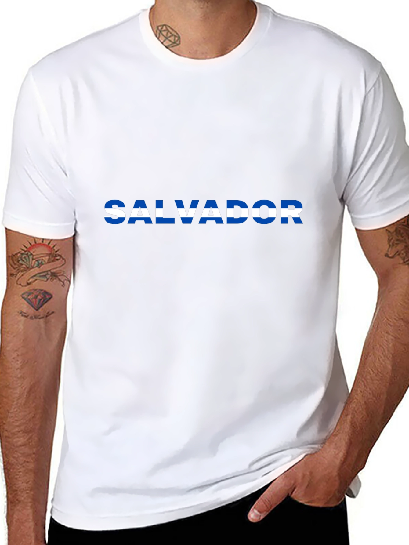 El Salvador Flag T-Shirt - Country Pride Tee