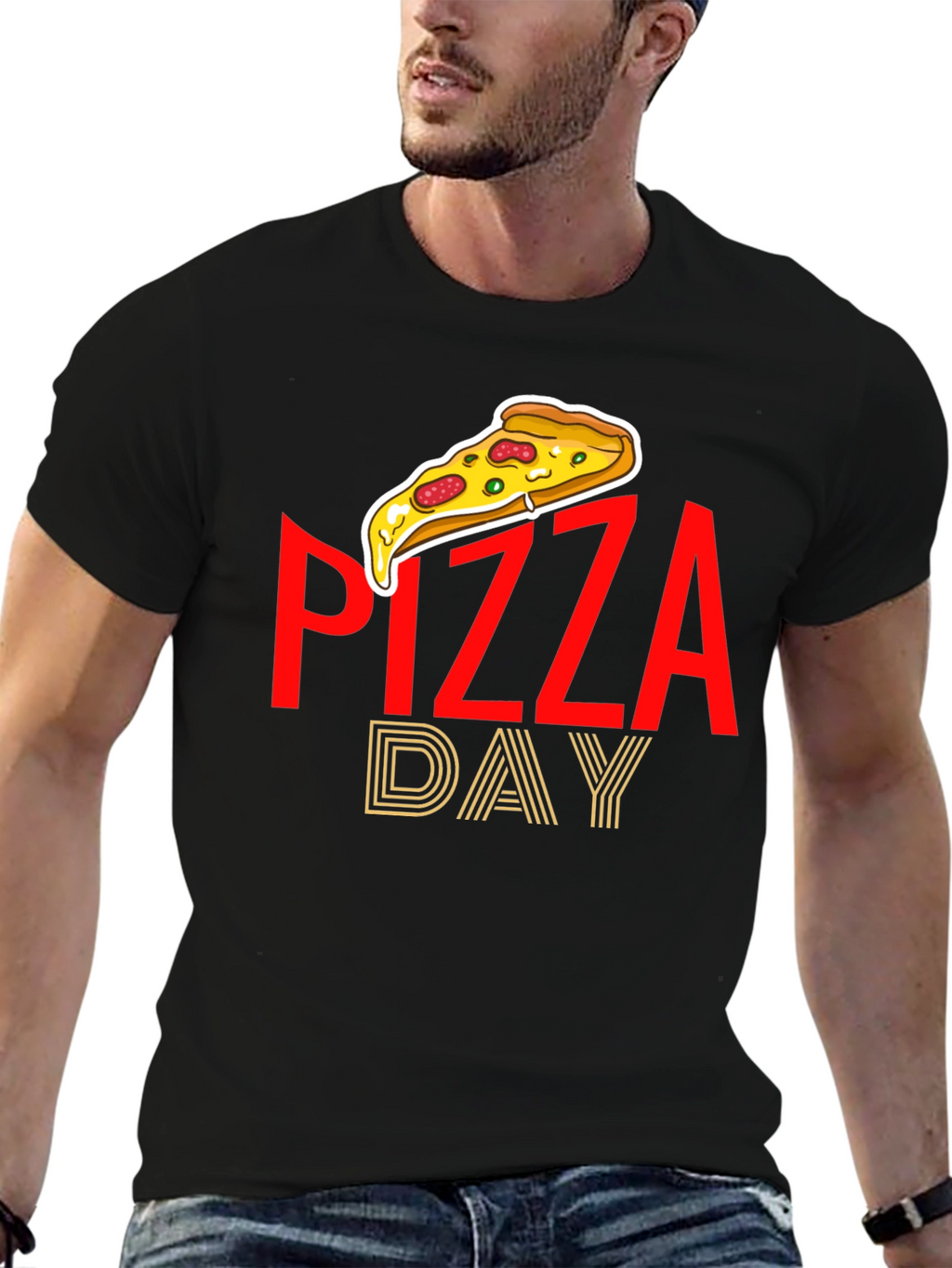Pizza Day Graphic Tee - Casual Comfort